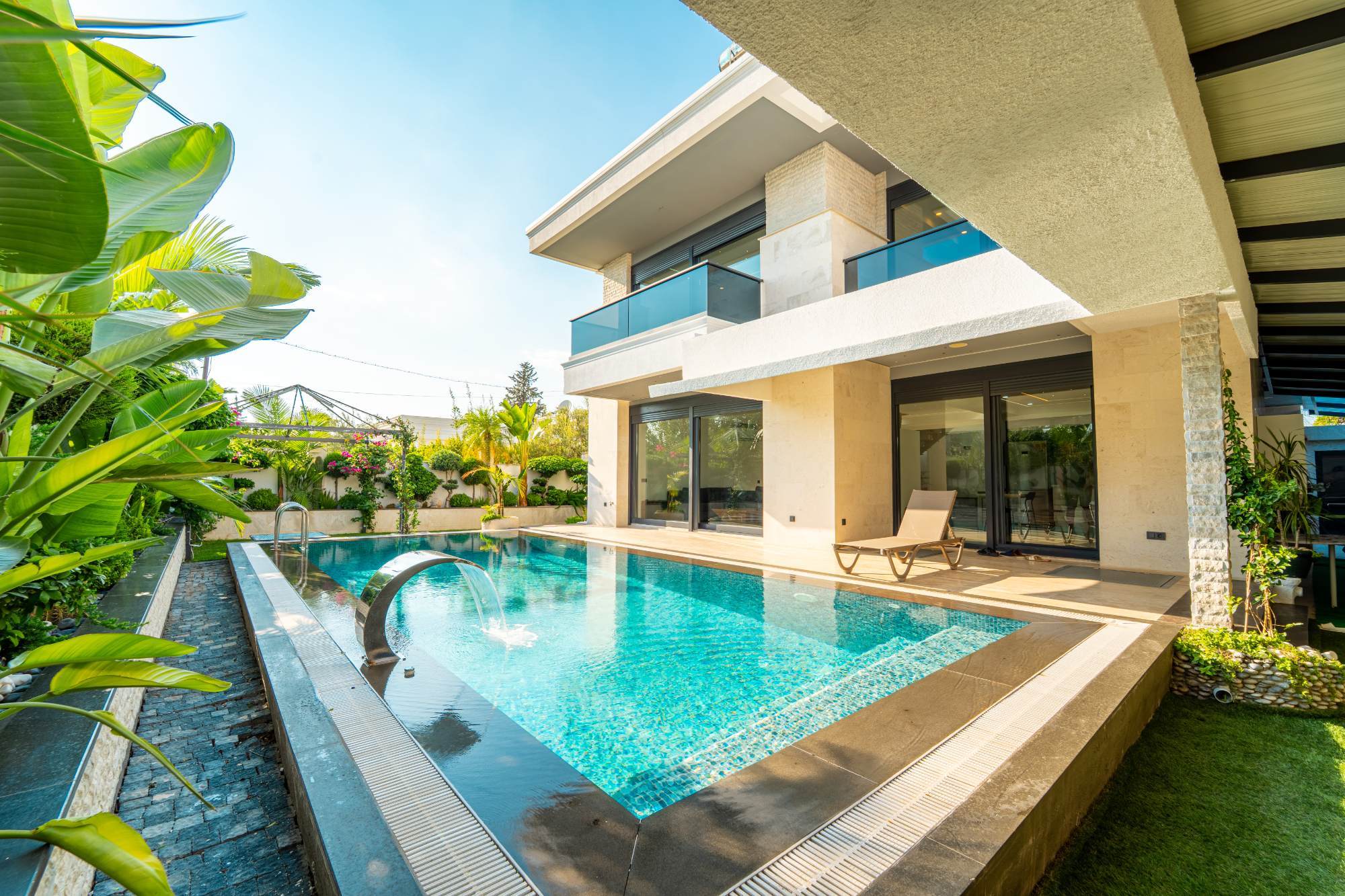 Antalya Lara Ermenek’te Özel Havuzlu Ultra Lüks 4+1 Müstakil Villa - Resim 5