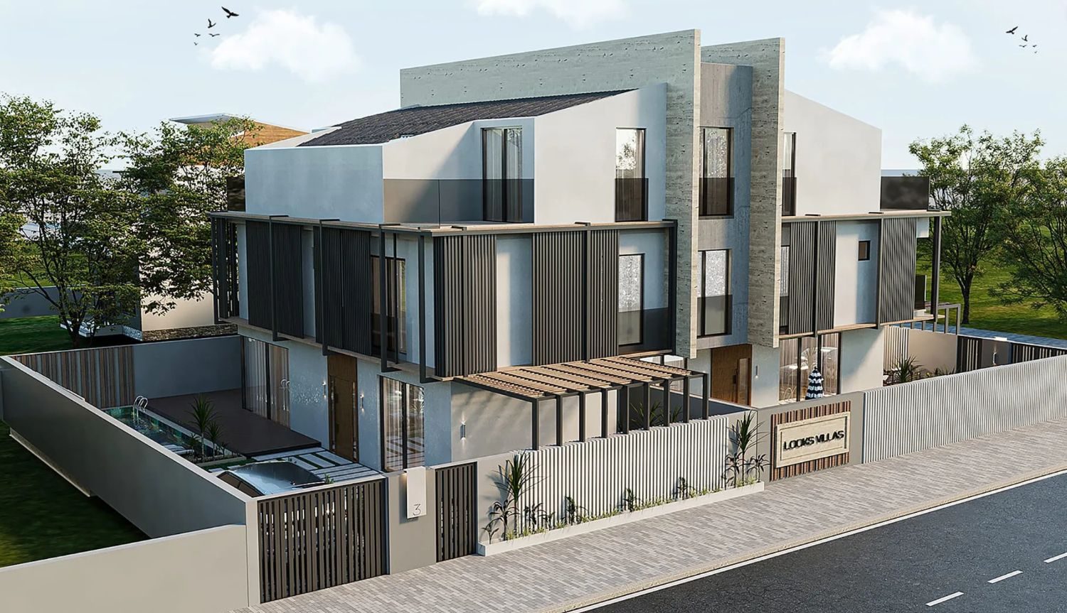 Antalya Güzeloba'da Satılık Lüks Villa | Looks Villa's 5+1 Akıllı Ev Projesi - Resim 2