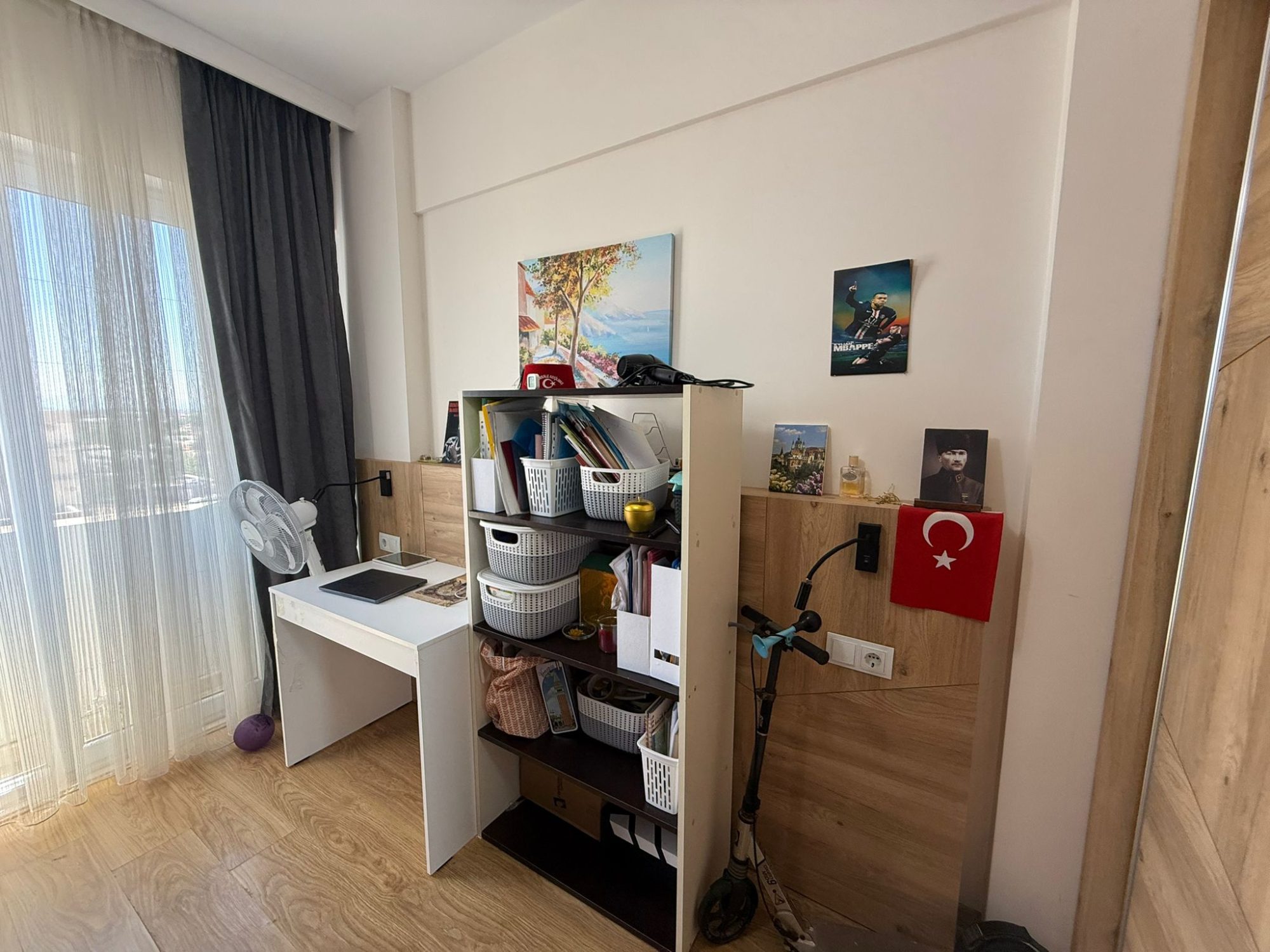 Kepez Güneş Mahallesı Ekpa 1207'de Full Eşyalı 1+1 Satılık Daire - Resim 14