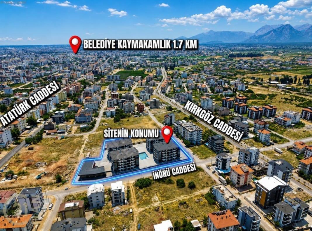 Triada Akdeniz Döşemealtı Yeniköy'de 1+1 Eşyalı Kiralık Daire - Resim 4