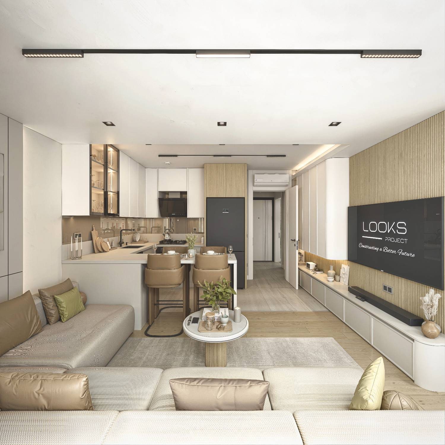 Looks Vita Antalya | Zerdalilik'te | Aralık 2027 Teslim Satılık  2+1 ve 3+1 Dubleks Akıllı Daireler - Resim 13