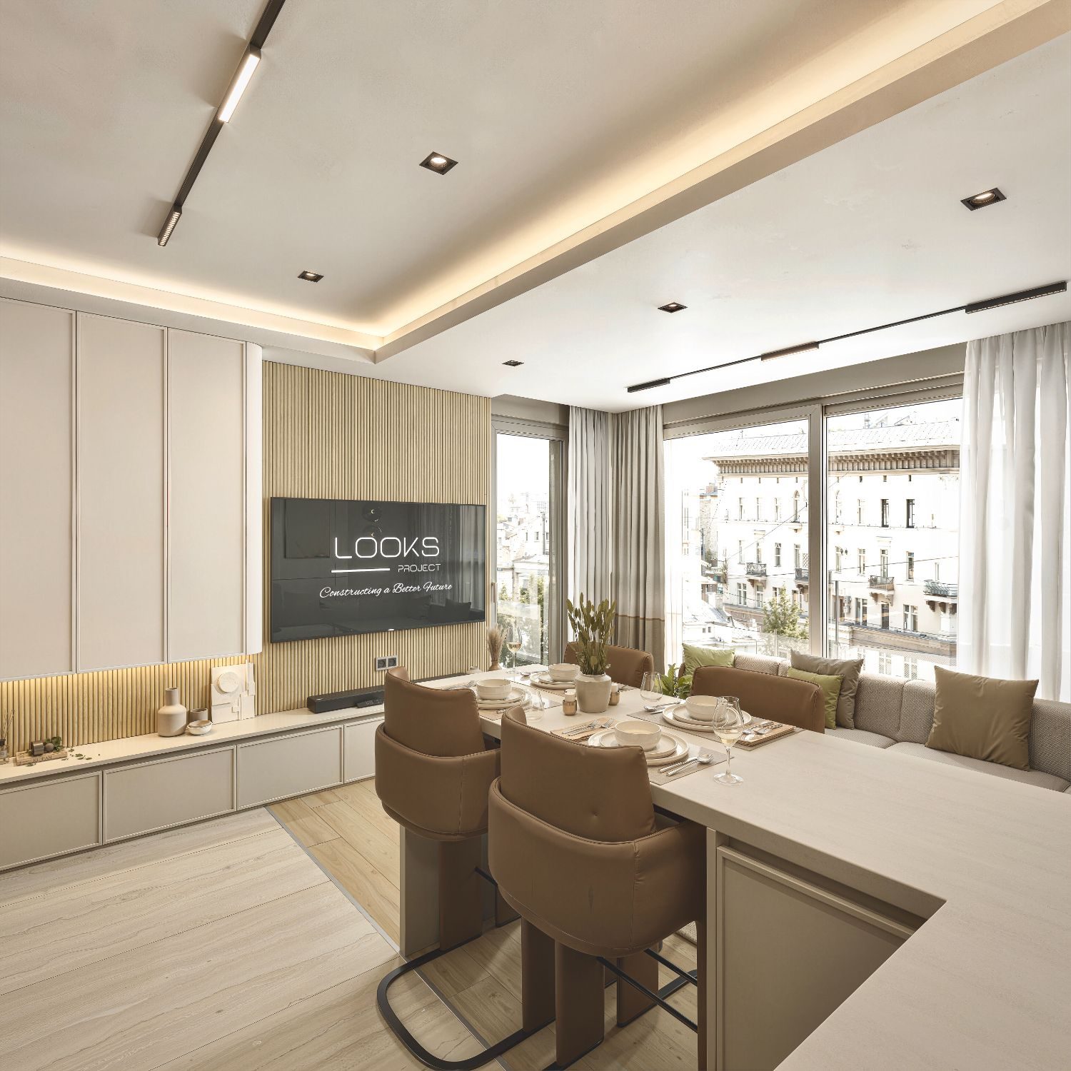 Looks Vita Antalya | Zerdalilik'te | Aralık 2027 Teslim Satılık  2+1 ve 3+1 Dubleks Akıllı Daireler - Resim 16