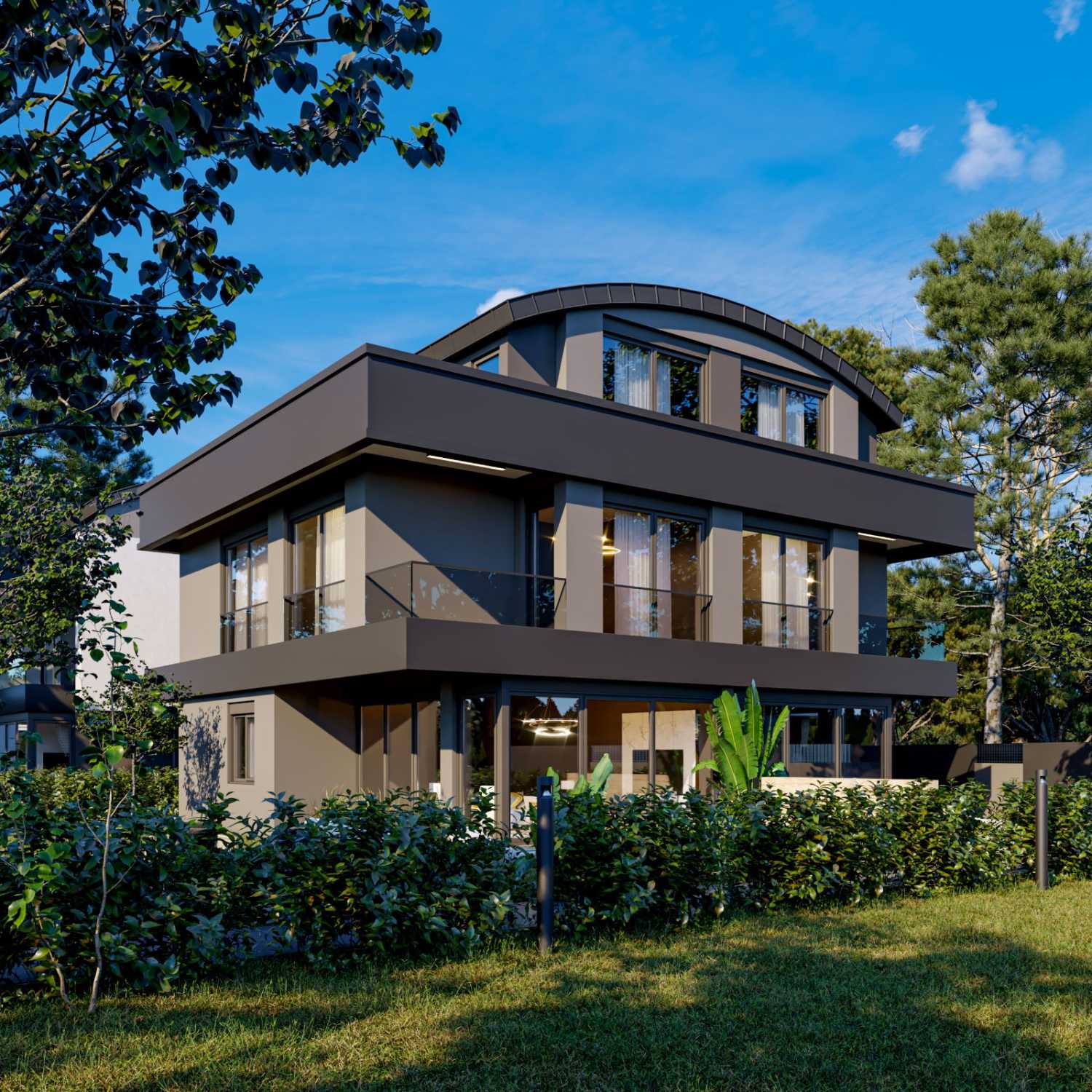 Konyaaltı Emerald Hill’de 3 Farklı Tip Lüks Villalar – Havuzlu & Bahçeli - Resim 8