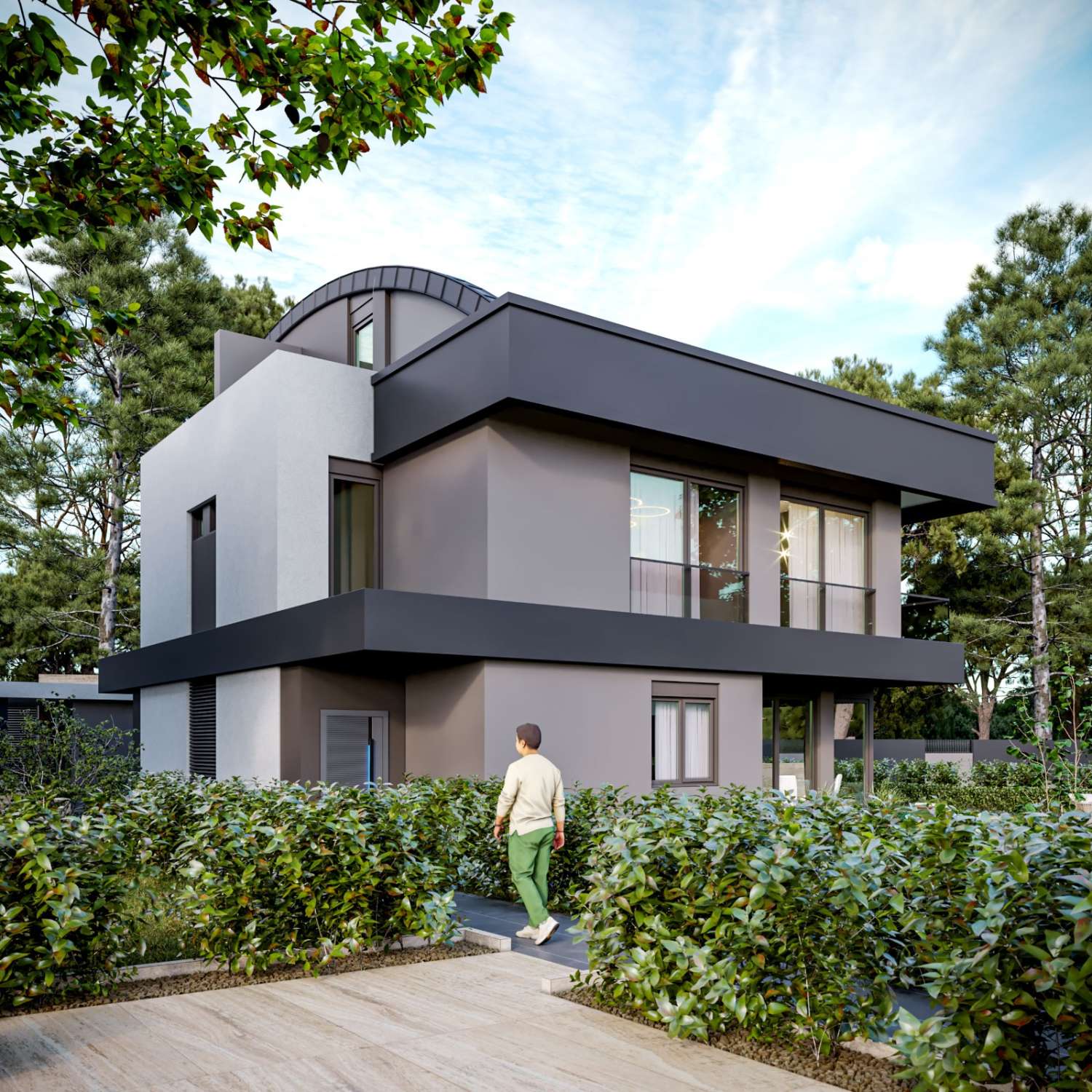 Konyaaltı Emerald Hill’de 3 Farklı Tip Lüks Villalar – Havuzlu & Bahçeli - Resim 9