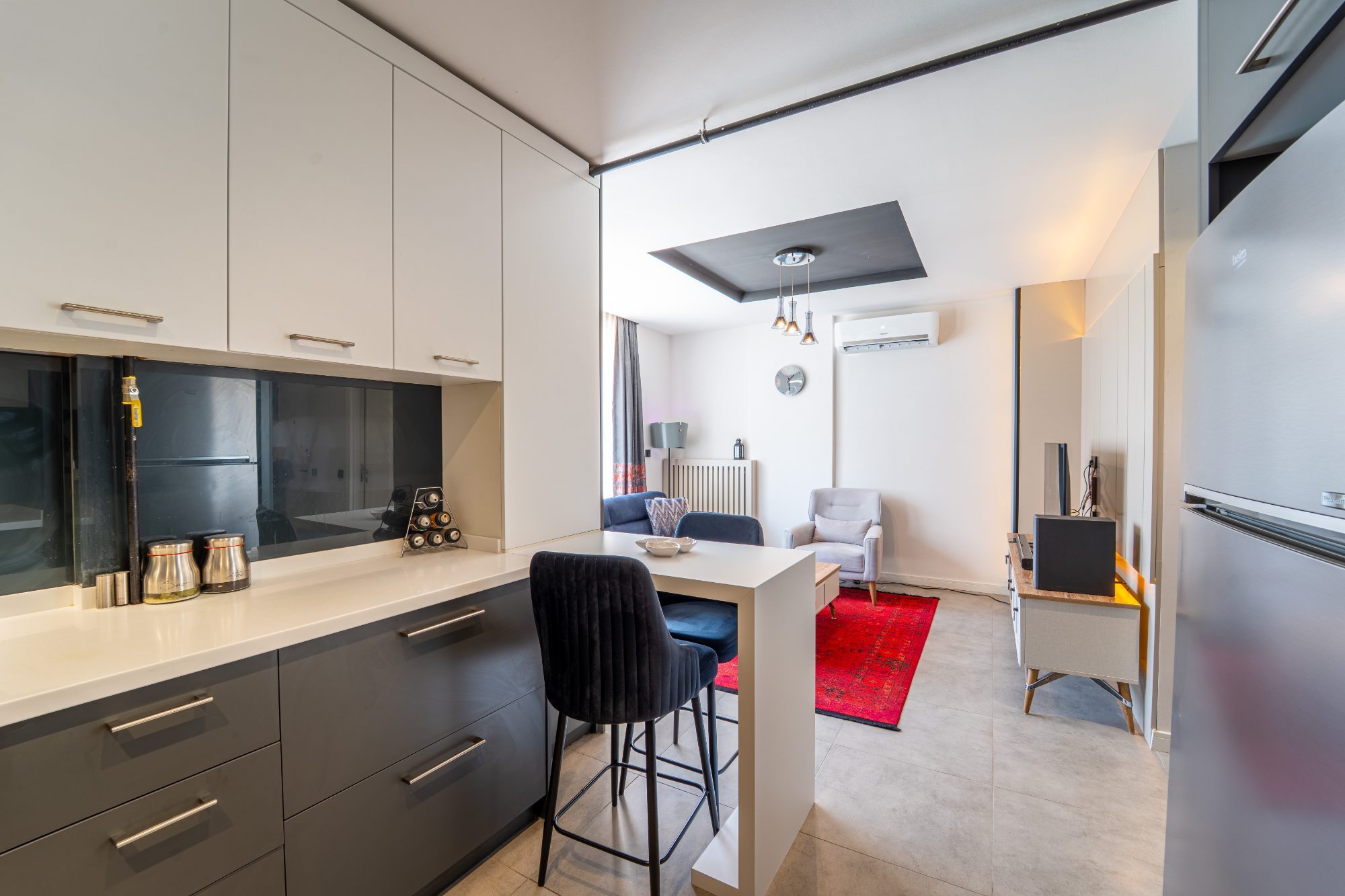 Konyaaltı Hurma’da Corner Residence’ta Özel Mimarili 2+1 Satılık Daire - Resim 13