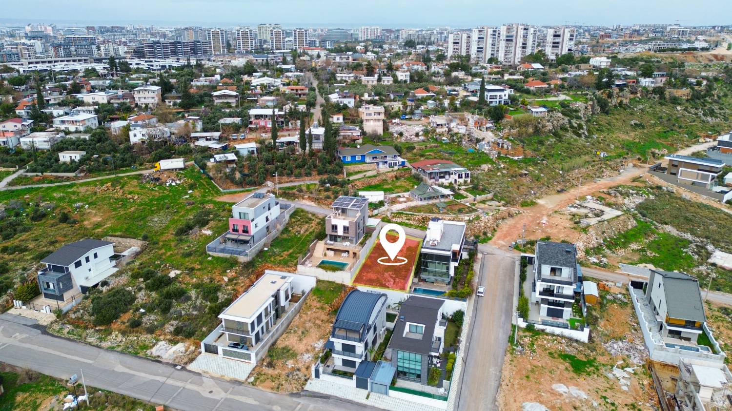 421 m² Sea View Villa Plot for Sale in Muratpaşa Ermenek - Resim 2