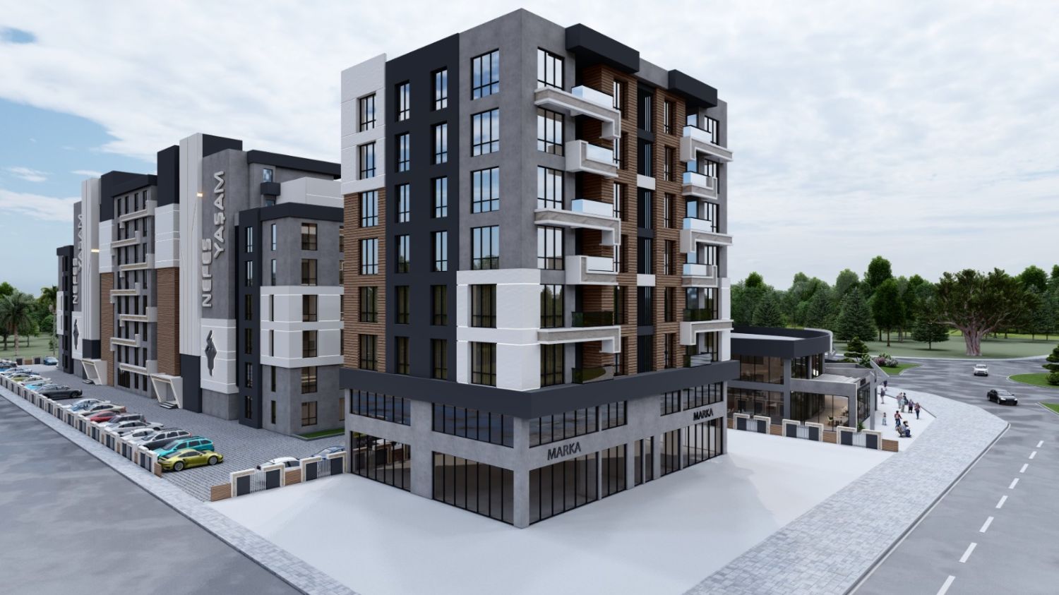 Antalya Nefes Yaşam 1+1 60m² Modern Apartment - Resim 5