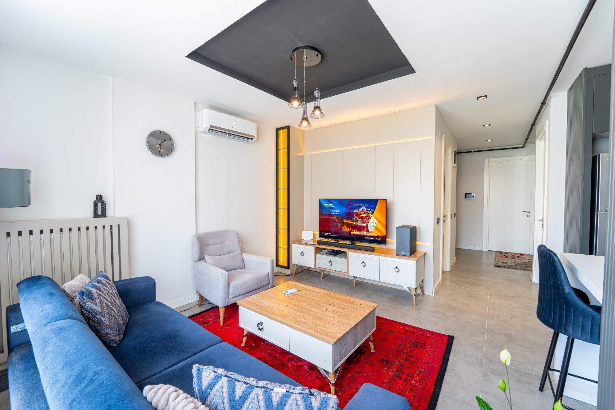 Konyaaltı Hurma’da Corner Residence’ta Özel Mimarili 2+1 Satılık Daire - Resim 9
