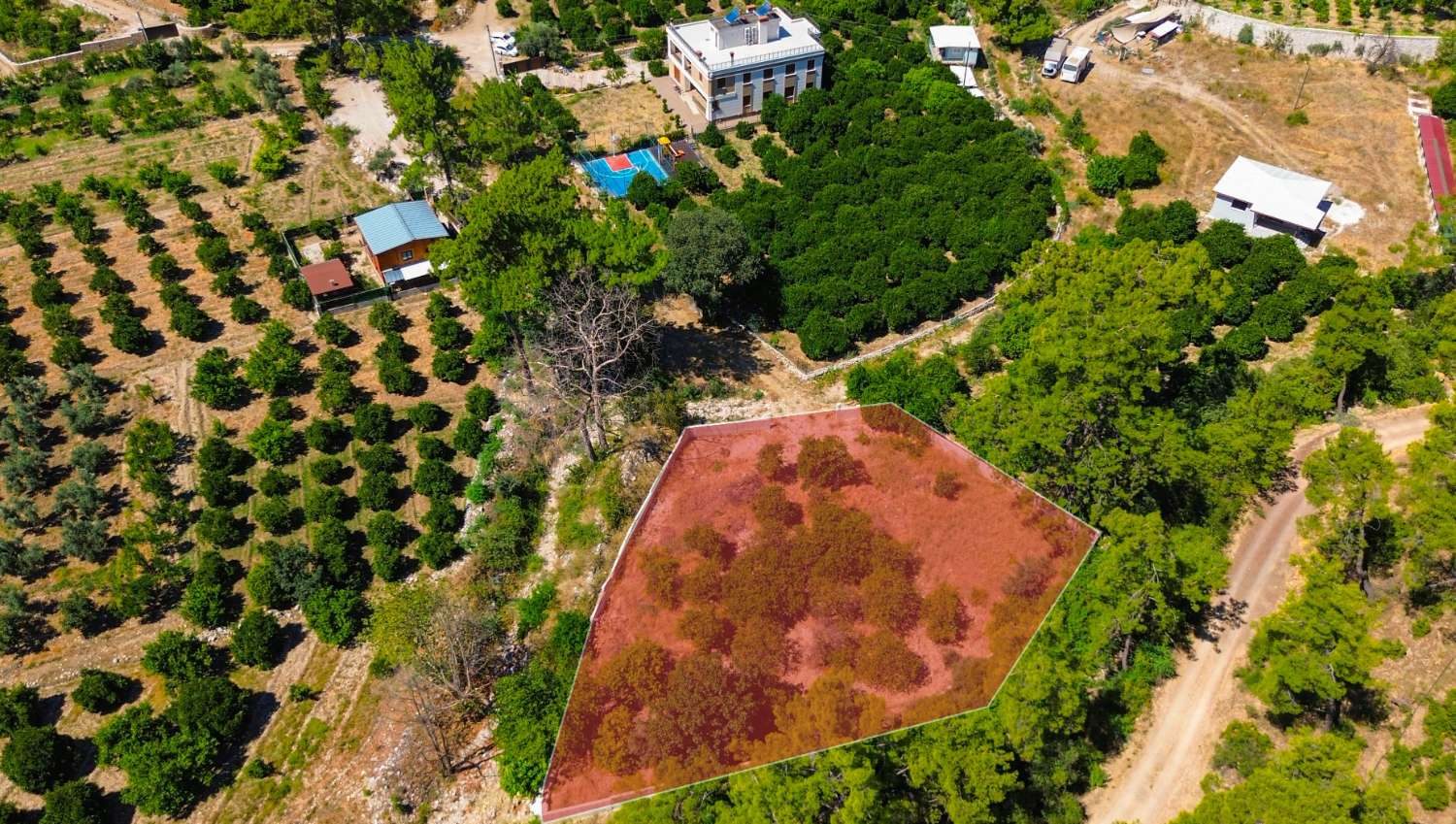 Antalya Konyaaltı Hacısekililer 1114 m² Tek Tapu Satılık Tarla - Resim 7