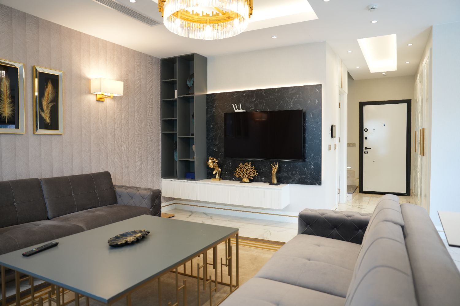 Belek Granada Residence’ta Satılık  Akıllı Ev Sistemli 4+1 Villa - Resim 4