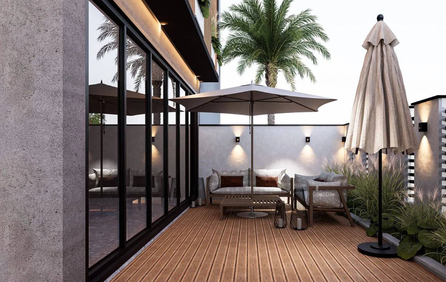 Looks Terra Antalya Fener | 1+1 ve 2+1 Dubleks Lüks Konut Projesi - Resim 3