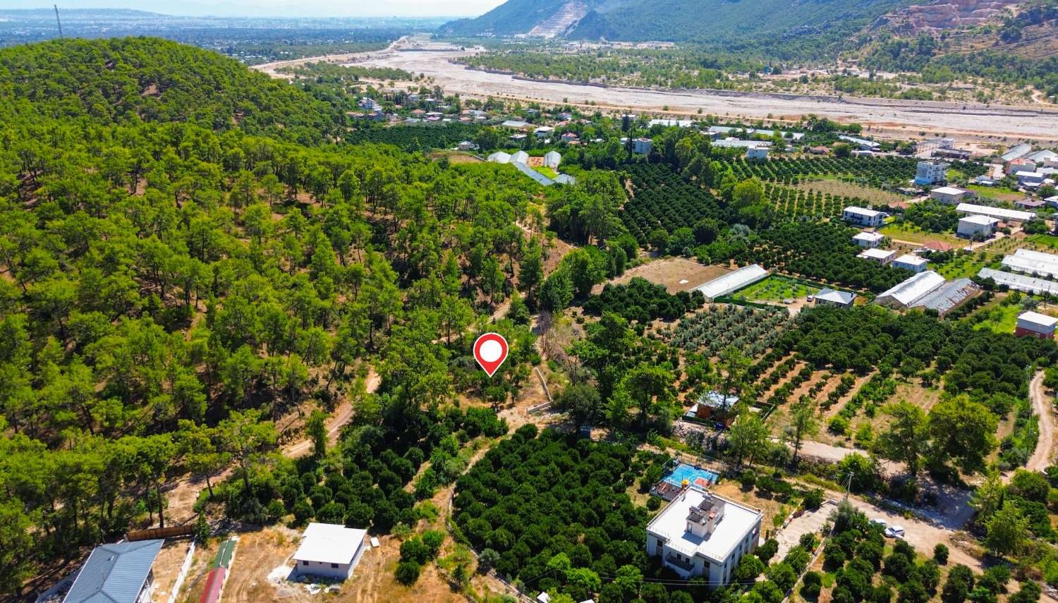 Antalya Konyaaltı Hacısekililer 1114 m² Tek Tapu Satılık Tarla - Resim 5