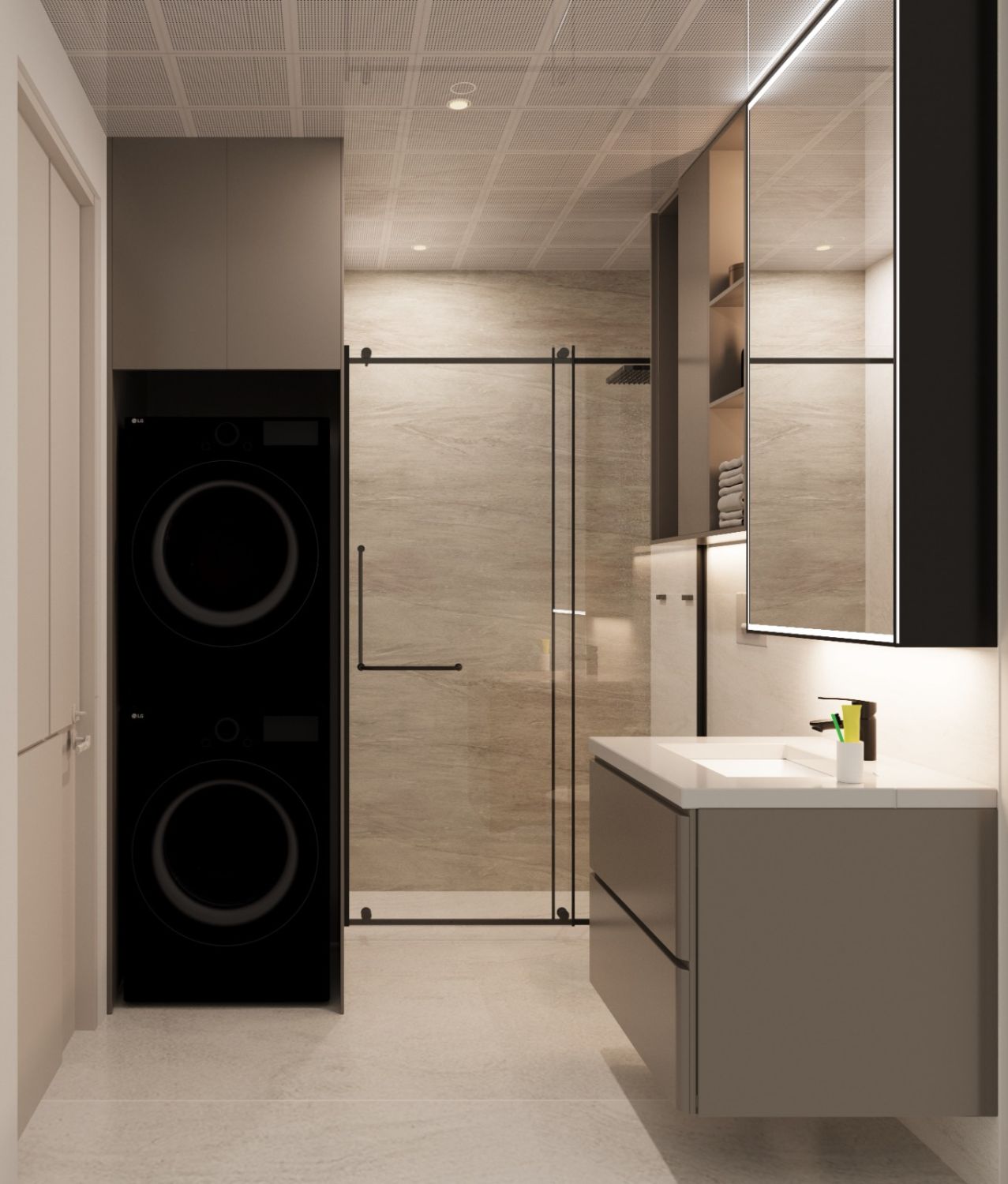 Antalya Nefes Moda 2+1 Daire – Yüzme Havuzlu & Akıllı Ev - Resim 8