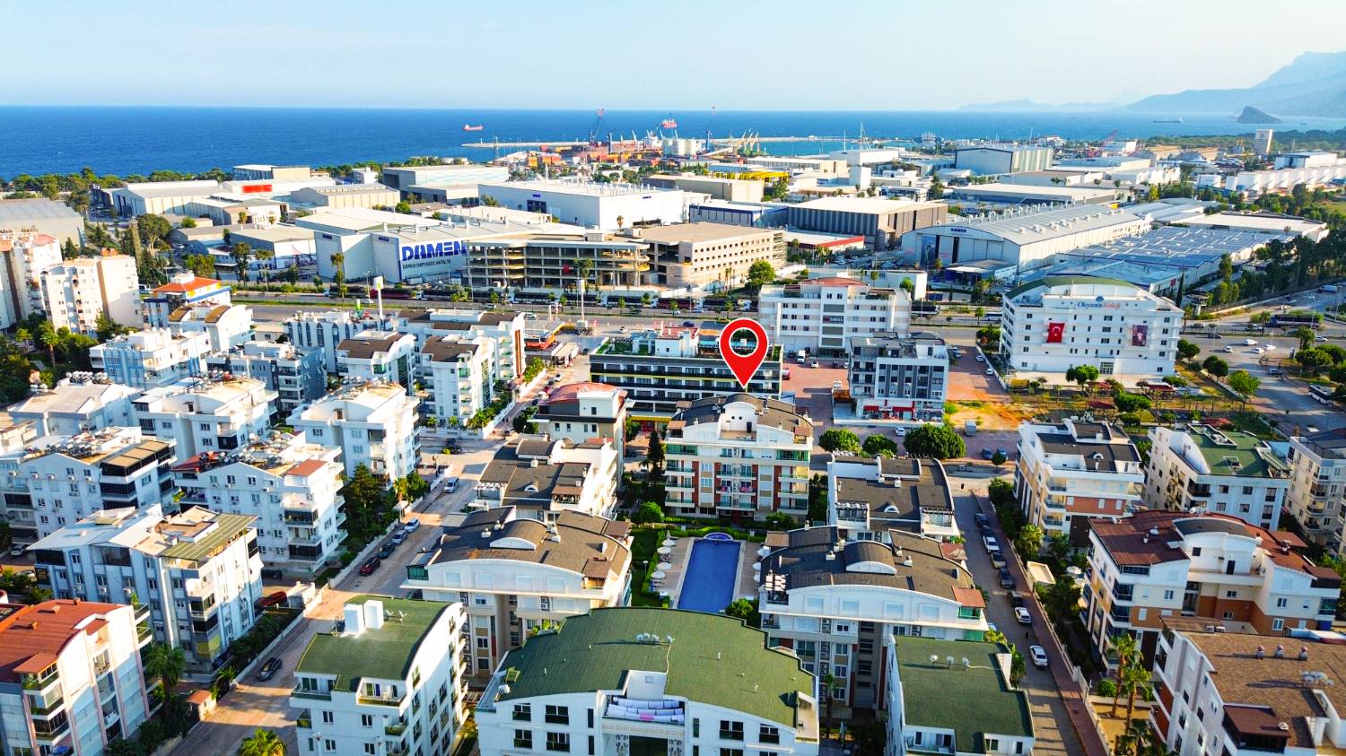 Furnished 2+1 Apartment in Kınacı Residence, Liman – Pool & Security