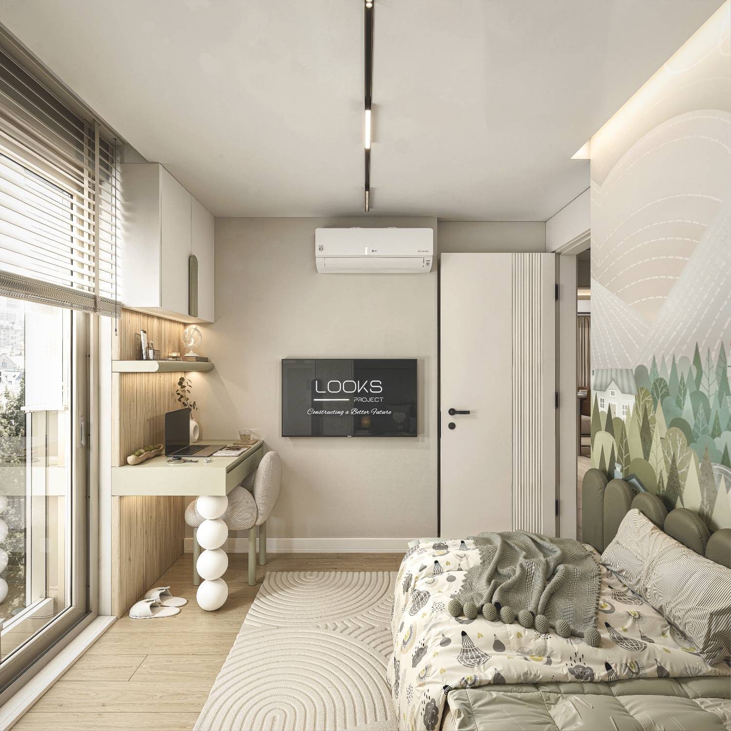 Looks Vita Antalya | Zerdalilik'te | Aralık 2027 Teslim Satılık  2+1 ve 3+1 Dubleks Akıllı Daireler - Resim 21
