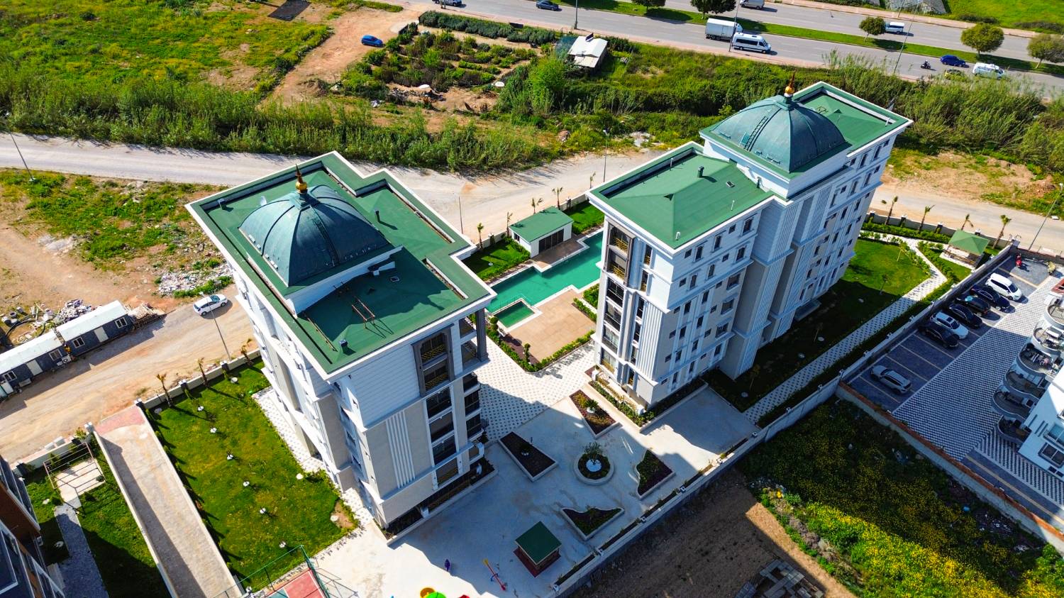Kepez Göksu Hüseyin Tecim Konağı Satılık 2+1 Daire | Havuzlu Site - Resim 27