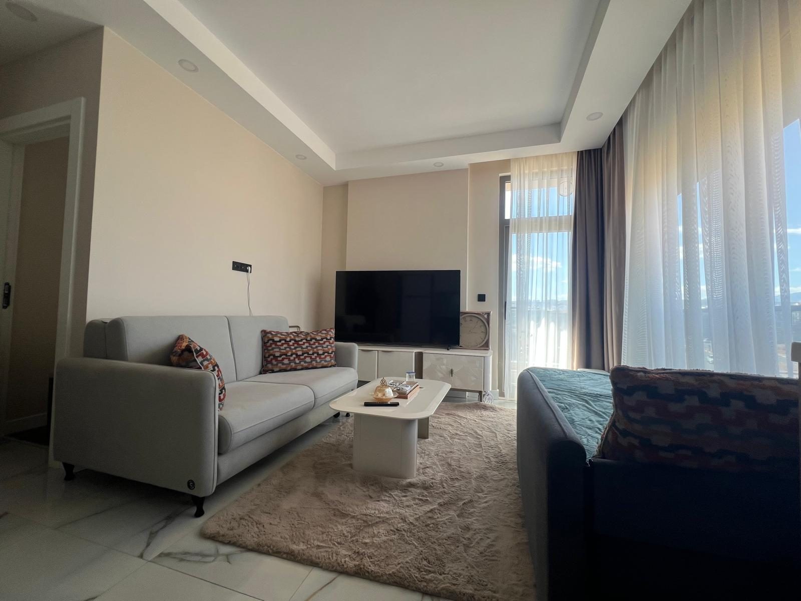 Antalya Kepez Sütçüler Caddesi Üzerinde Full Eşyalı Havuzlu 1+1 Kiralık Daire - Resim 10