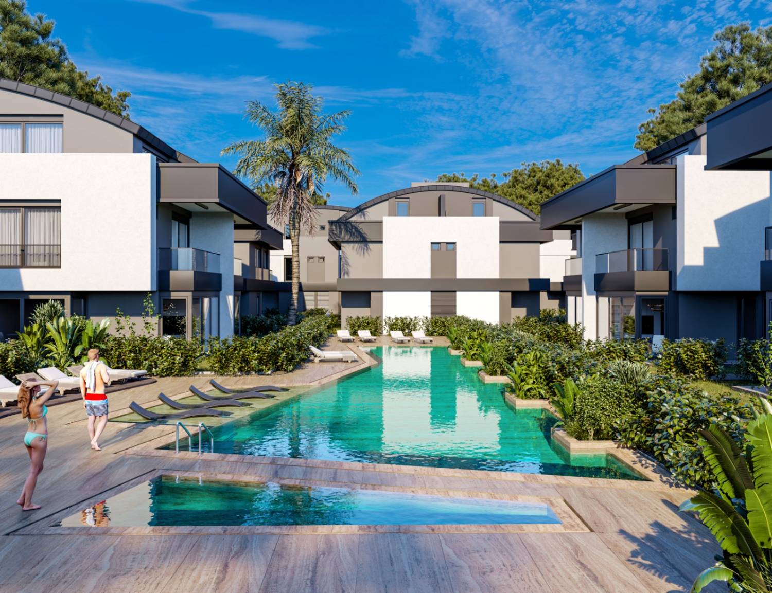 Konyaaltı Emerald Hill’de 3 Farklı Tip Lüks Villalar – Havuzlu & Bahçeli - Resim 2