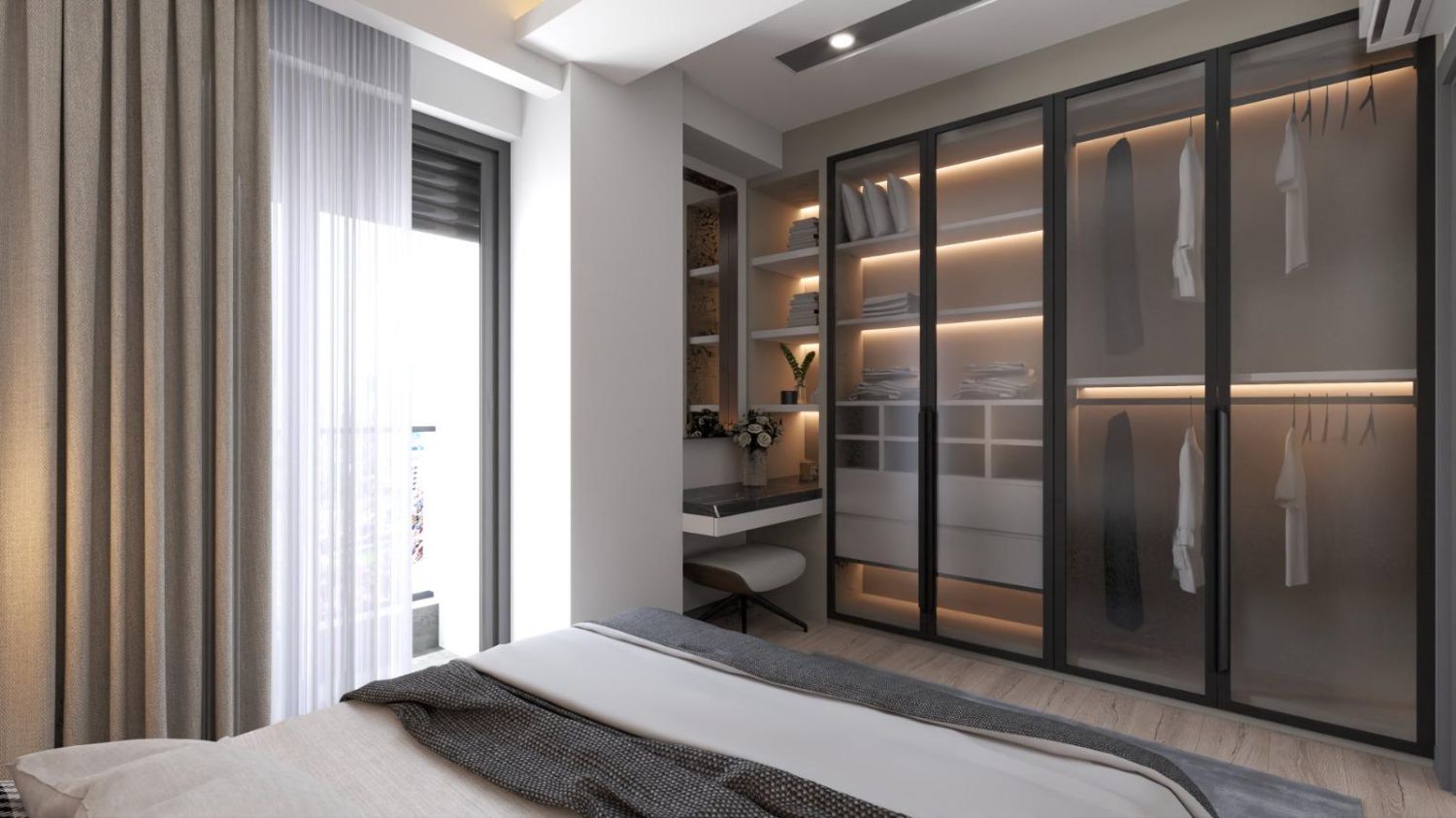 Modern Luxury 4+1 Duplex Apartment in Cumhuriyet | 147 m² Net - Resim 22