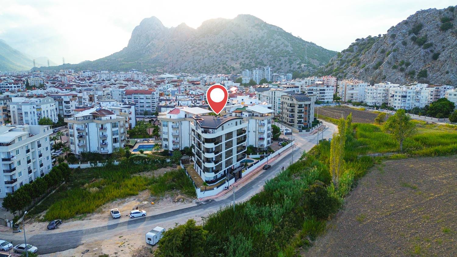 Brand-New 1+1 Apartment in Hurma, Konyaaltı – Pool Complex, Close to the Beach