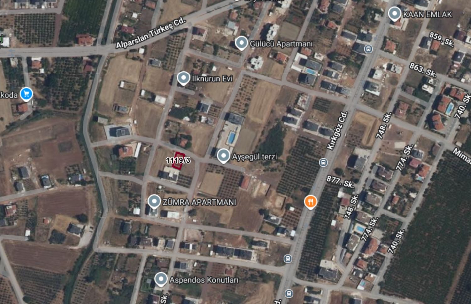 Döşemealtı Bahçeyaka’da 5 Kat İmarlı Satılık Arsa | 353 m² - Resim 3