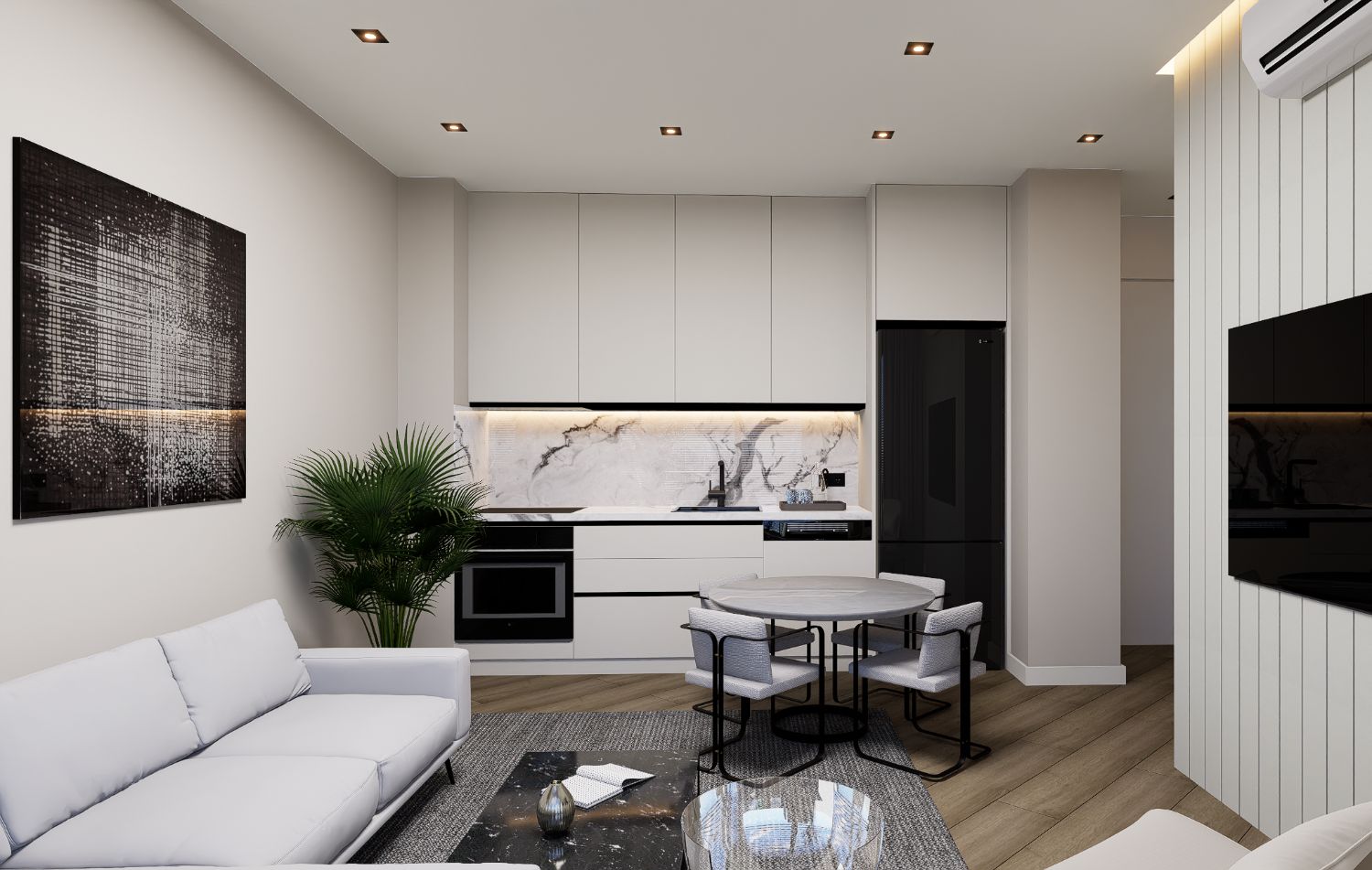 Modern 1+1 Apartment with Pool in Antalya Altıntaş – Verado Construction - Resim 14