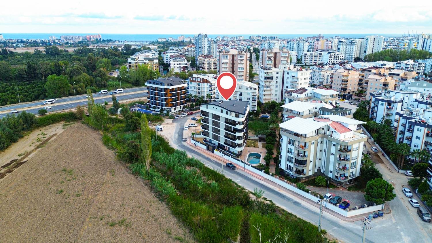 Brand-New 1+1 Apartment in Hurma, Konyaaltı – Pool Complex, Close to the Beach - Resim 2