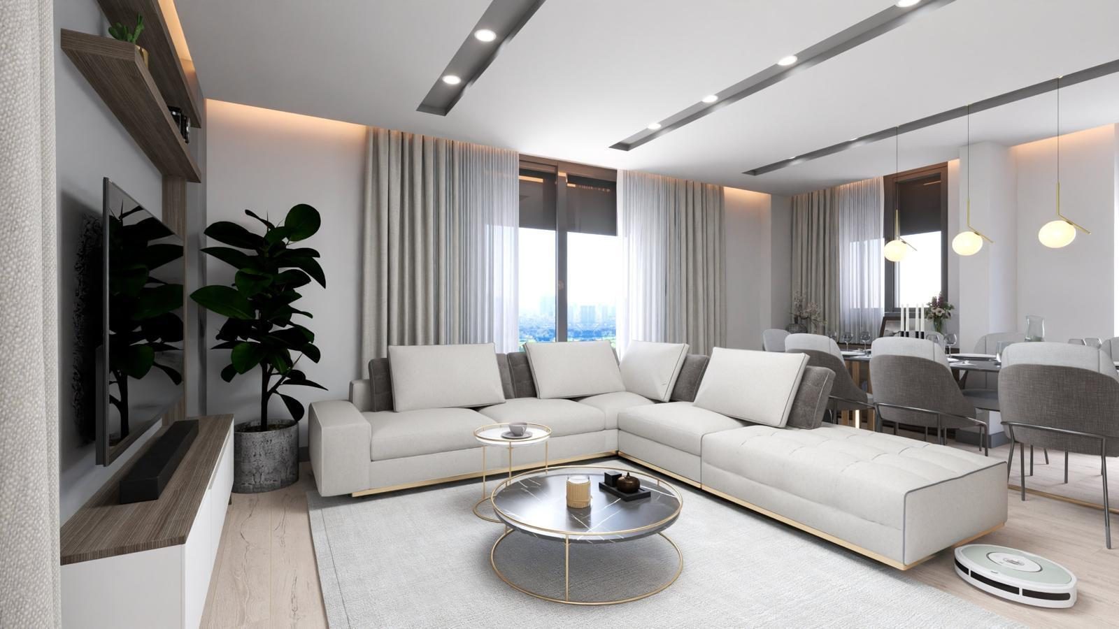 Cumhuriyet Mahallesi Modern Lüks 4+1 Dubleks Daire | 147 m² Net - Resim 5