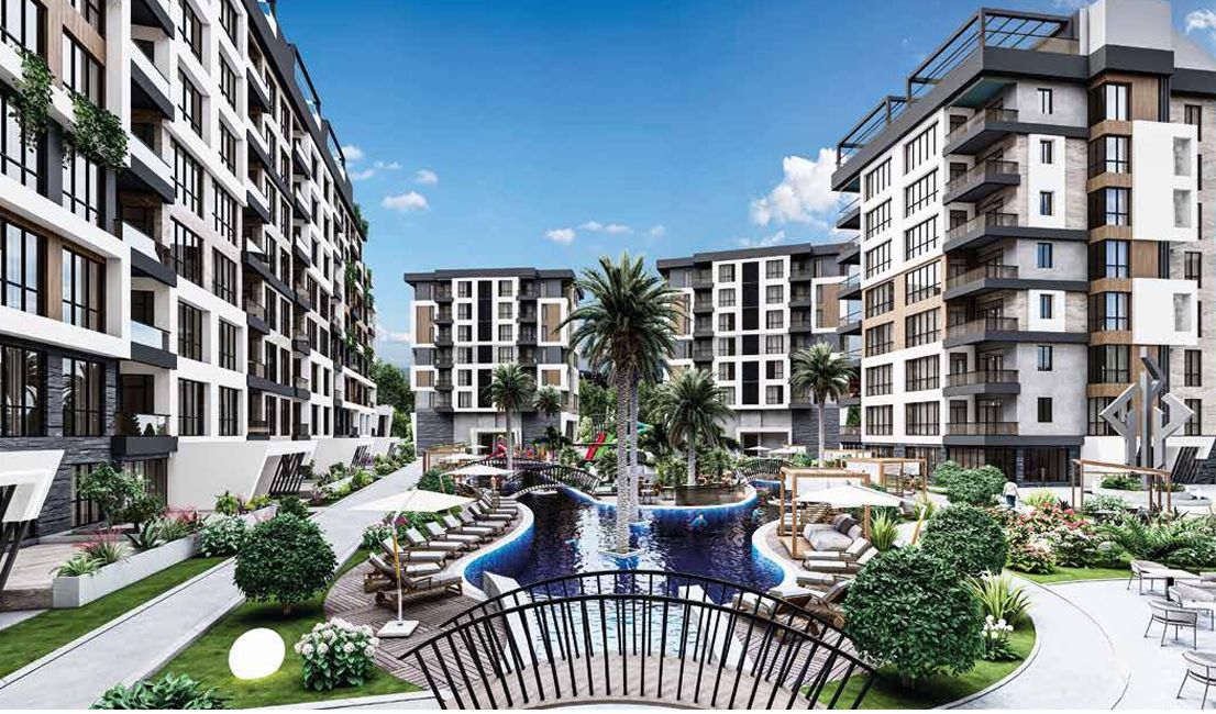 Antalya Nefes Bahçe 4+1 Apartment for Sale – 190 m², Pools & Security