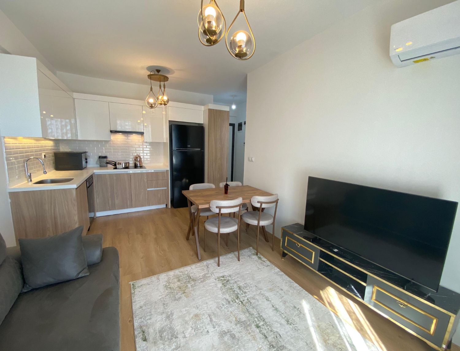 Antalya Prestige’te Kiralık 1+1 Eşyalı Daire | Site İçinde Lüks Yaşam - Resim 10