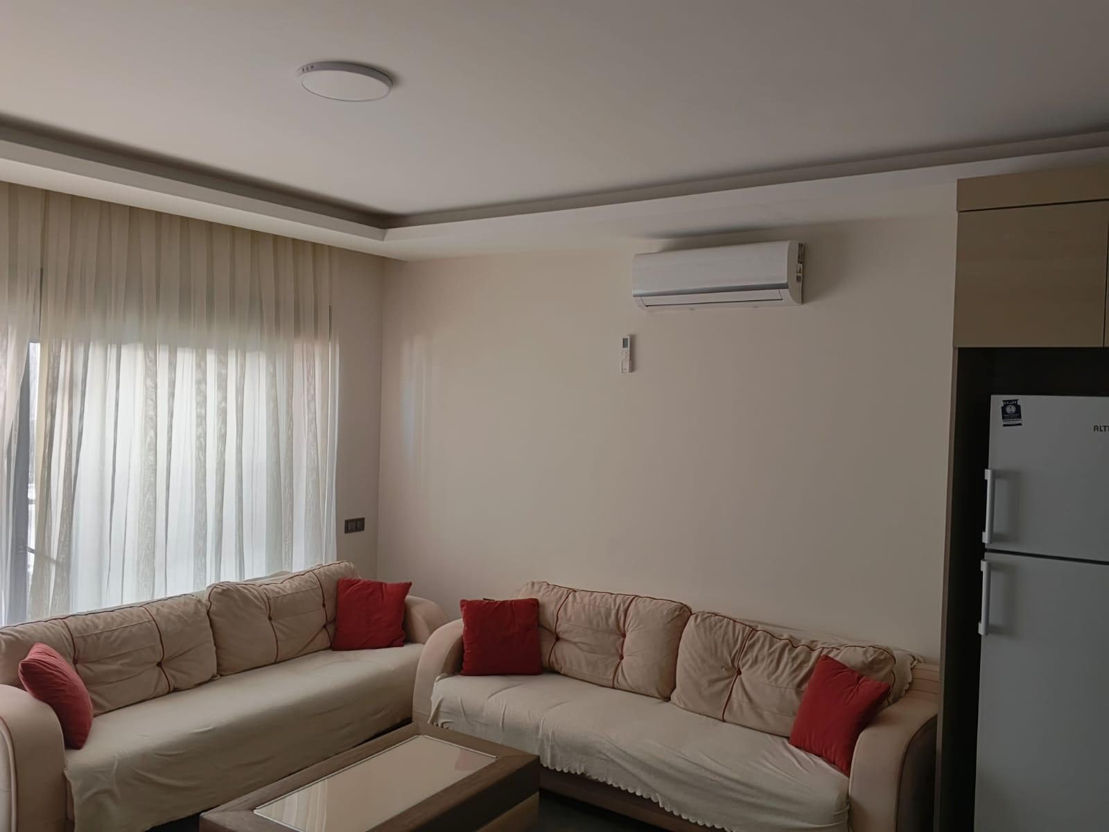 Triada Akdeniz Döşemealtı Yeniköy'de 1+1 Eşyalı Kiralık Daire - Resim 13