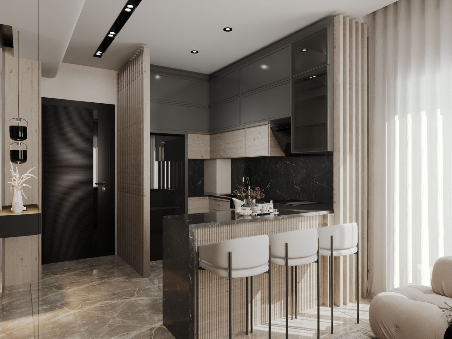 2+1 Apartment in Mansion Life, Altıntaş – New Project with Pool & Security - Resim 9