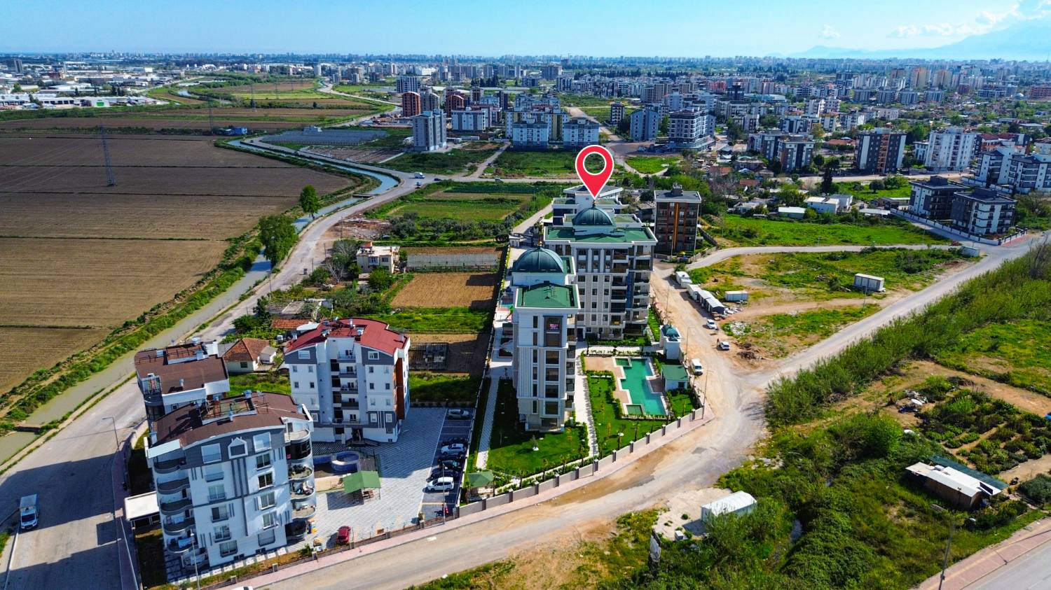Kepez Göksu Hüseyin Tecim Konağı Satılık 2+1 Daire | Havuzlu Site - Resim 30