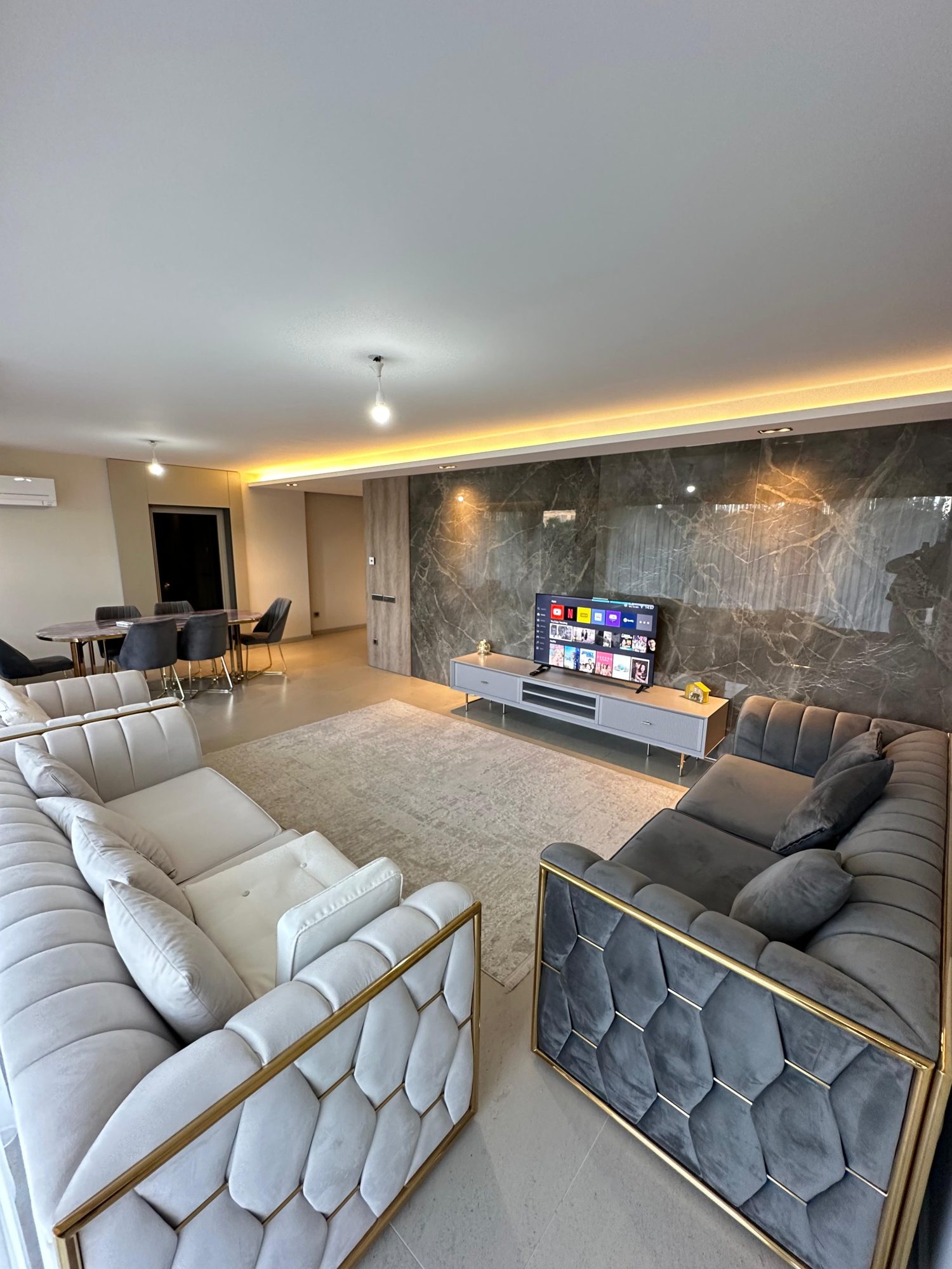 Konyaaltı Casa Max 3+1 Bahçe Katı Kiralık Daire | 160 m² Full Eşyalı - Resim 11