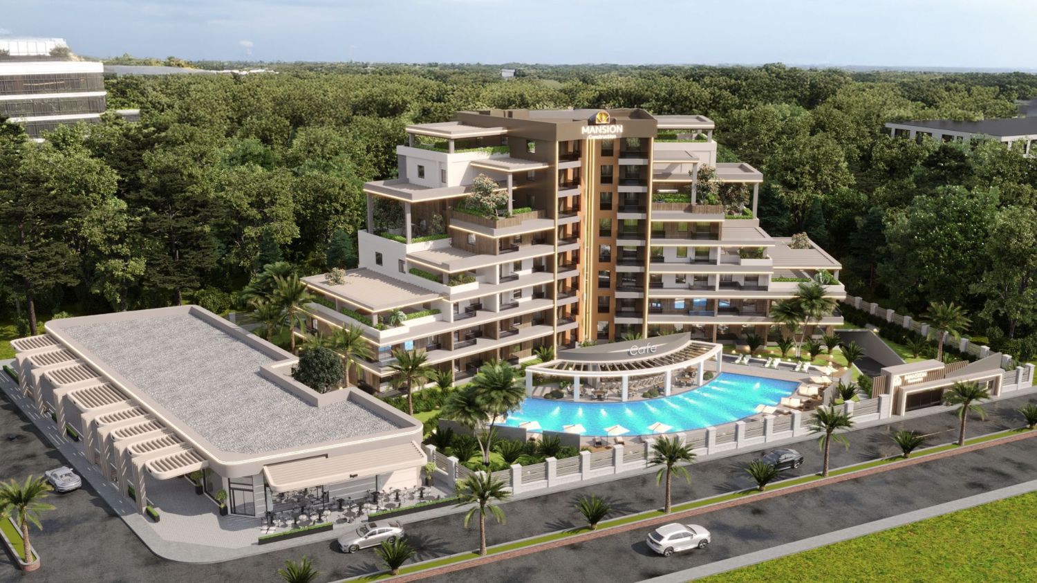 Altıntaş'ta Mansion Life'ta Lüks 1+1 Sıfır Daire – Havuz & Otoparklı - Resim 3