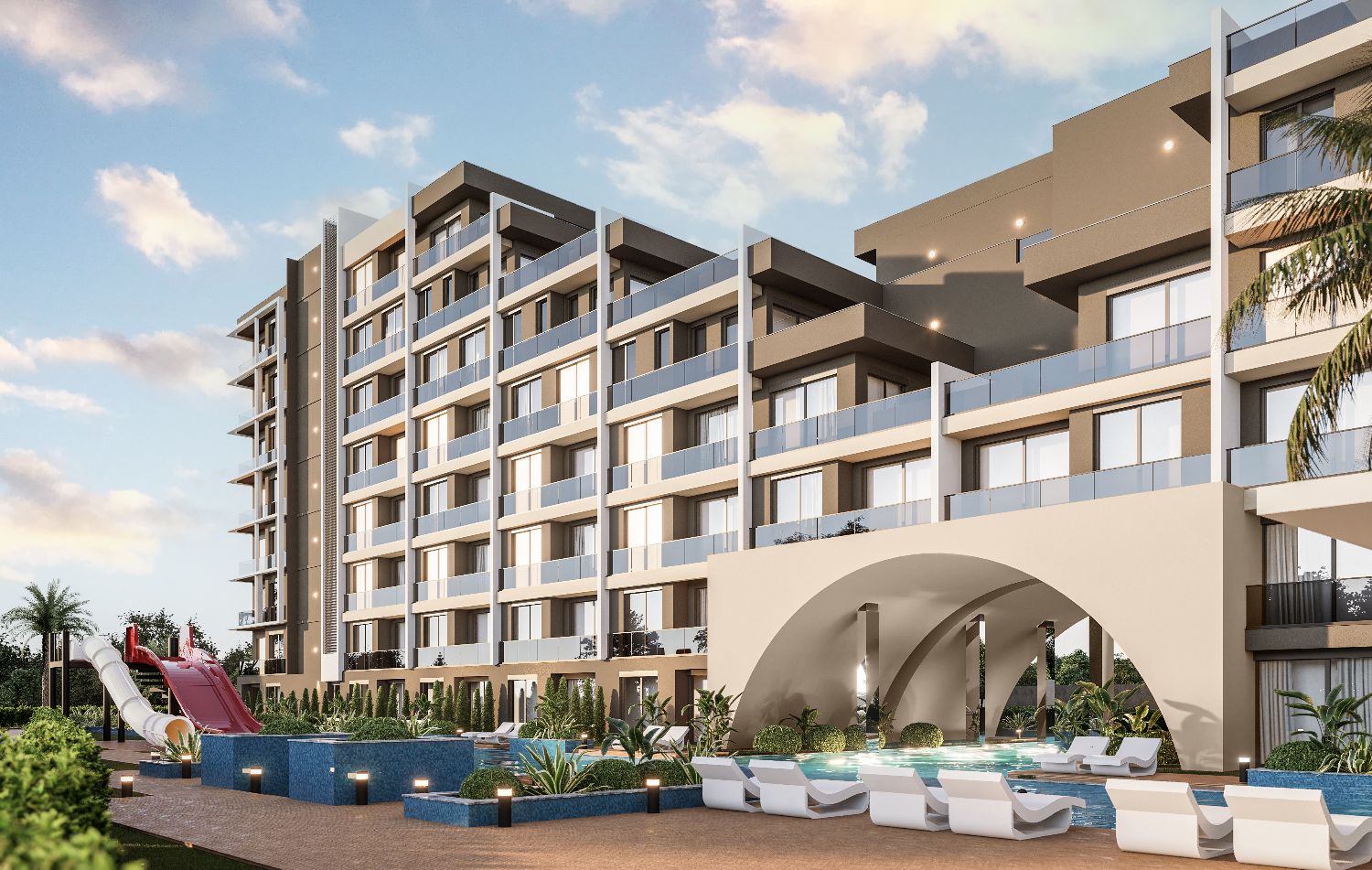 Modern 1+1 Apartment with Pool in Antalya Altıntaş – Verado Construction