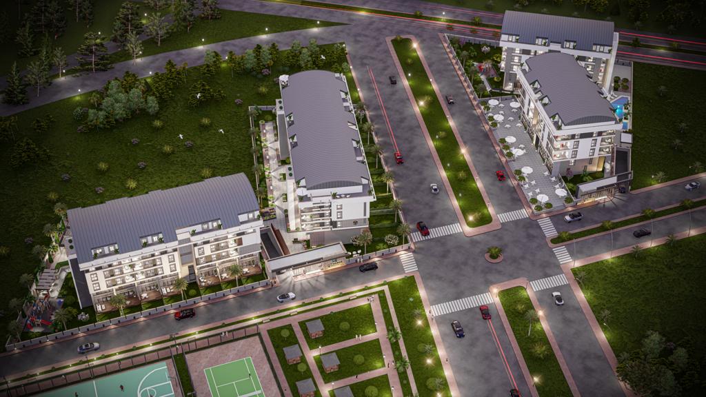 Loft Royal Sitesi 1+1 Daire – Lüks Sosyal Alanlar, Kapalı Otopark, Spa - Resim 10