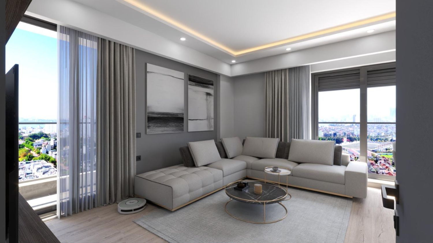 Modern Luxury 4+1 Duplex Apartment in Cumhuriyet | 147 m² Net - Resim 7