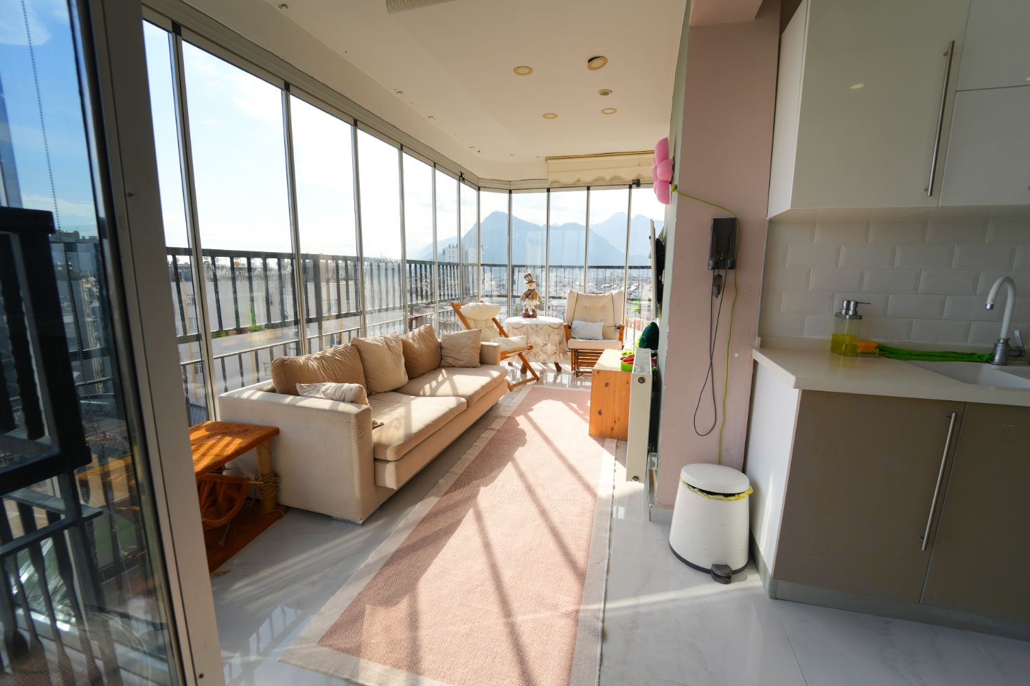 Konyaaltı Liman’da Deniz & Dağ Manzaralı 3+1 Satılık Daire - Resim 13