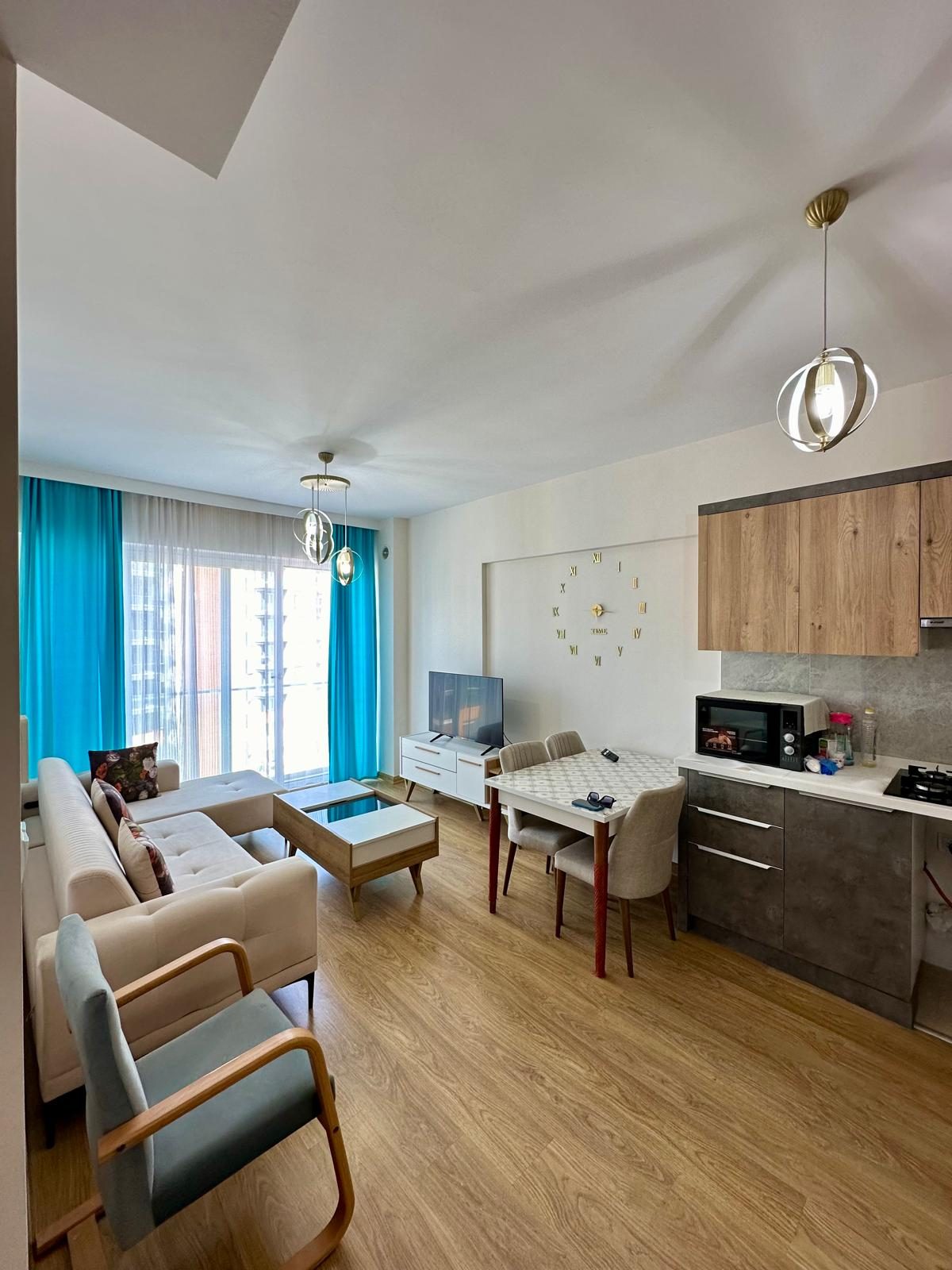 Kepez Güneş Mahallesi EKPA 1207’de  Full Eşyalı Havuz Cepheli 1+1 Satılık Daire - Resim 4