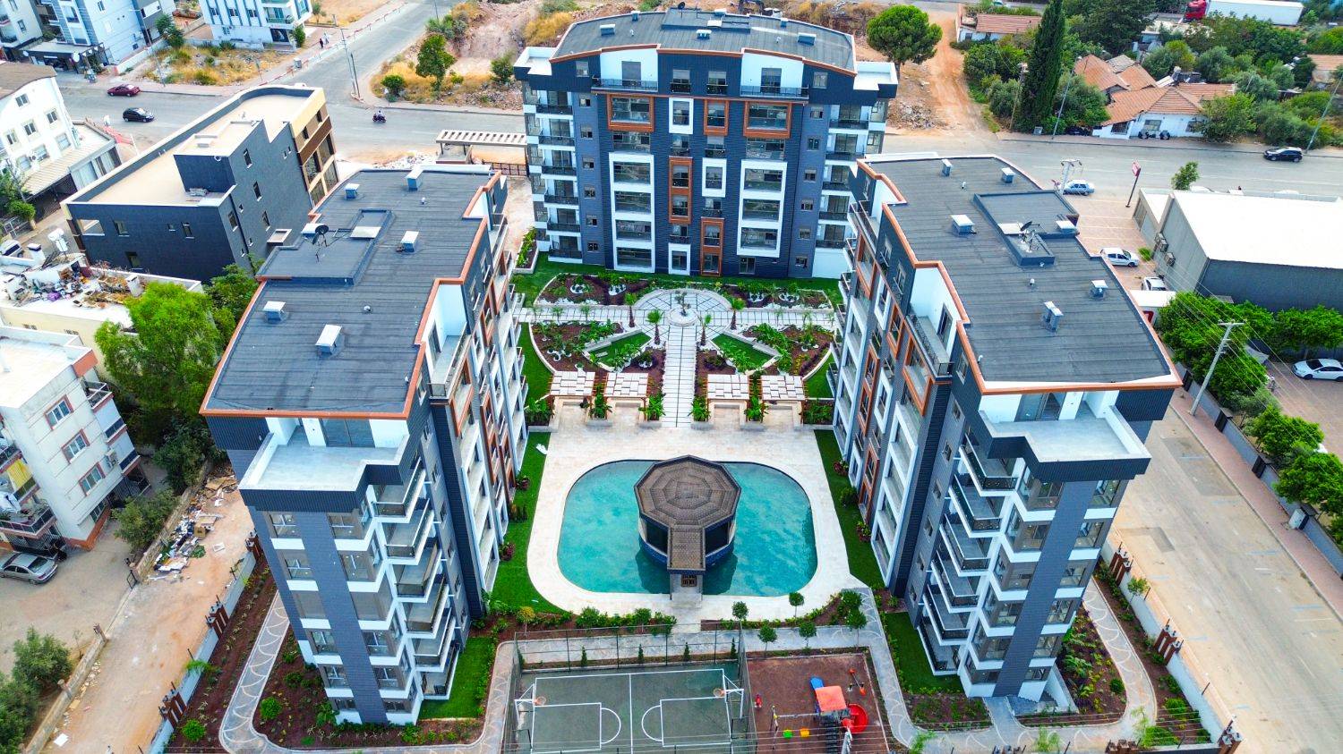 Luxury 2+1 New Apartment in Kepez Zamur Garden – Ready to Move