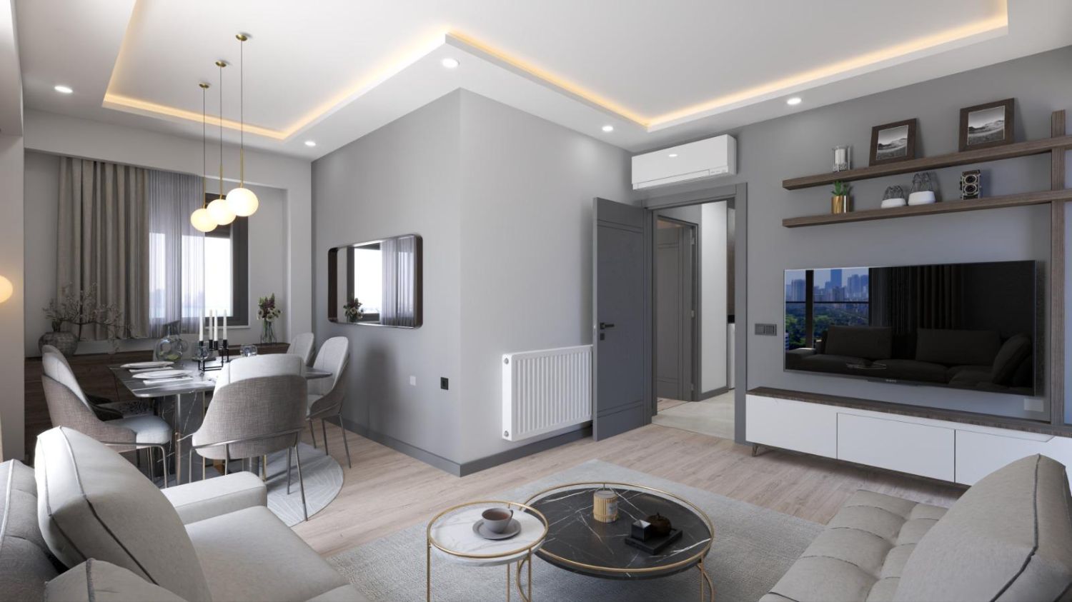 Modern Luxury 4+1 Duplex Apartment in Cumhuriyet | 147 m² Net - Resim 9