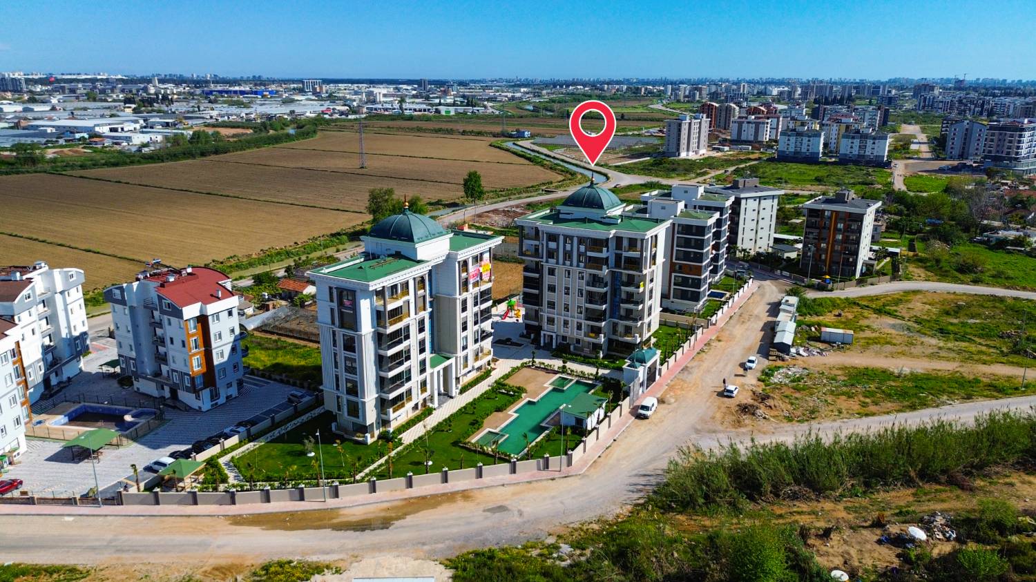 Kepez Göksu Hüseyin Tecim Konağı Satılık 2+1 Daire | Havuzlu Site - Resim 29