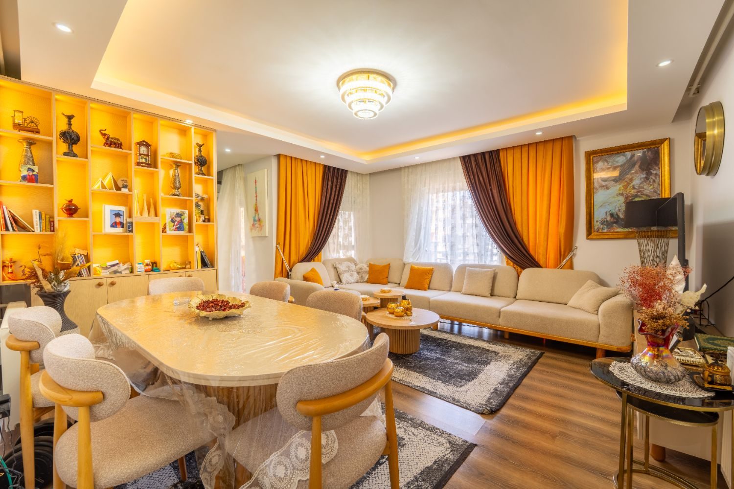 Konyaaltı Hurma’da Full Eşyalı Satılık Lüks 3+1 Daire - Resim 9