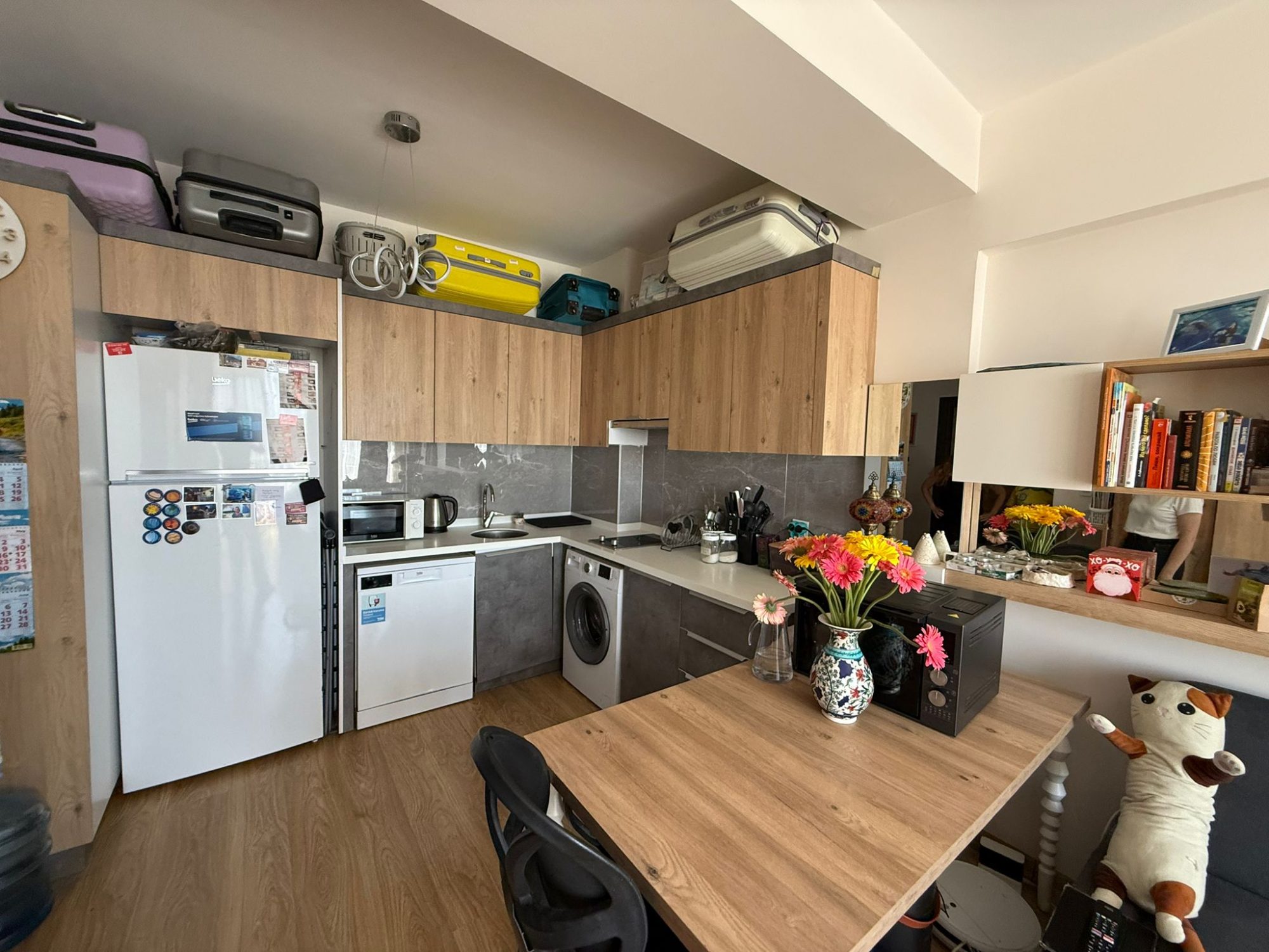 Kepez Güneş Mahallesı Ekpa 1207'de Full Eşyalı 1+1 Satılık Daire - Resim 8