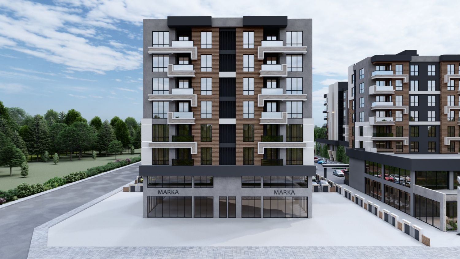 Antalya Nefes Yaşam 1+1 60m² Modern Apartment - Resim 4