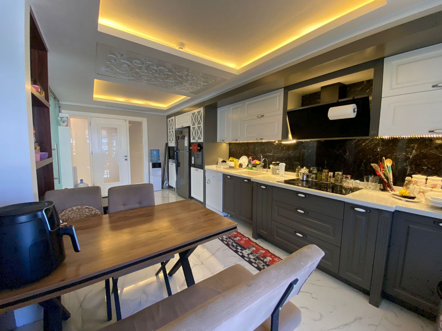 De’Luxe Sitesinde Deniz ve Şehir Manzaralı 4+1 Lüks Daire – Antalya - Resim 17