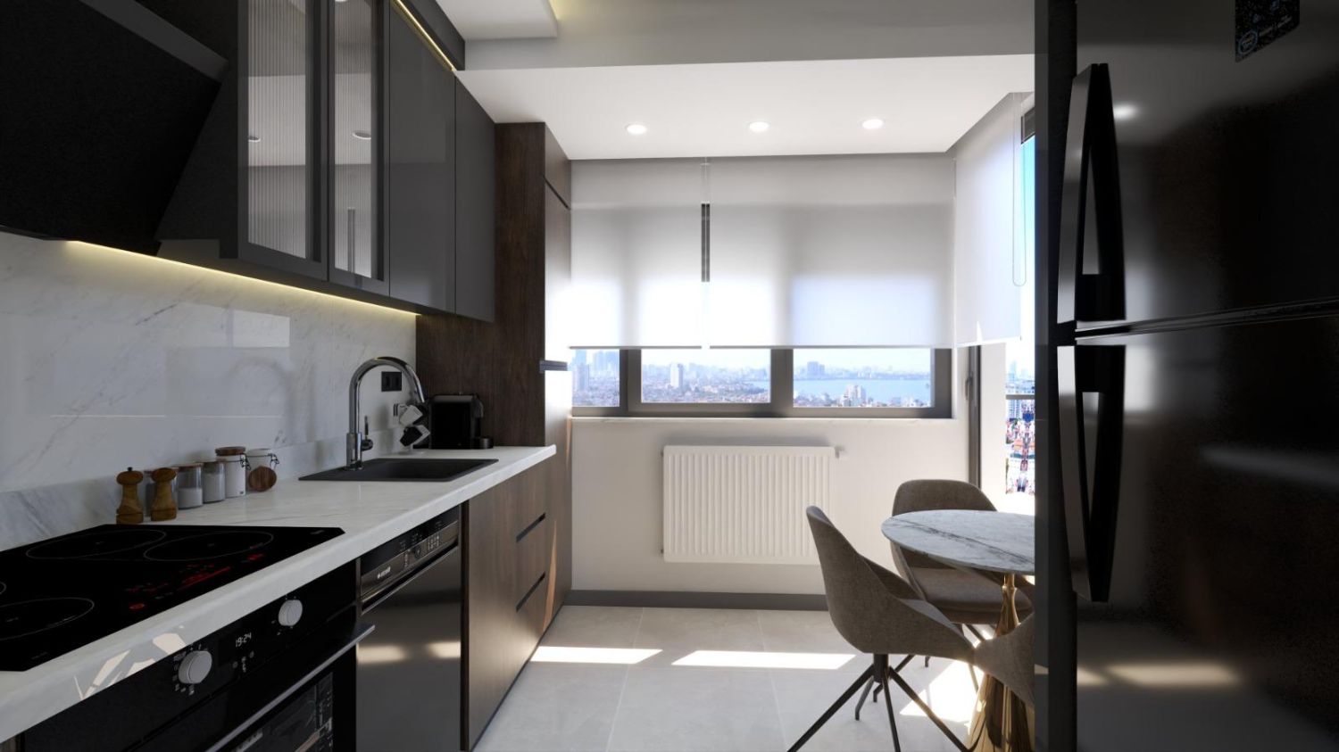 Modern Luxury 4+1 Duplex Apartment in Cumhuriyet | 147 m² Net - Resim 14