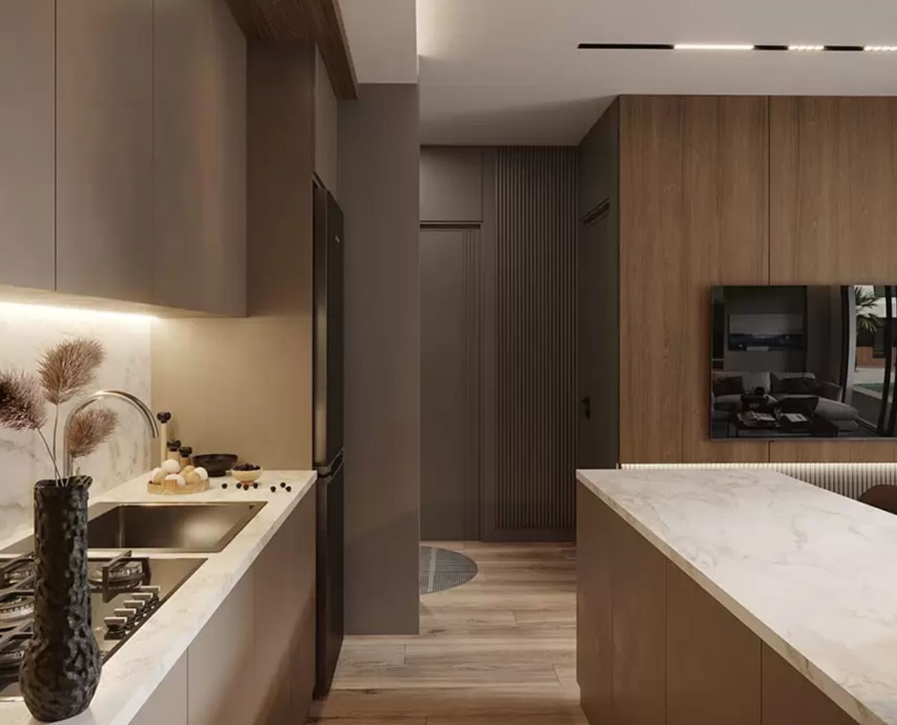 Antalya Altıntaş Looks Plus Projesi | Havuzlu ve Akıllı Ev Sistemli Satılık  1+1 ve 2+1 Daireler - Resim 9