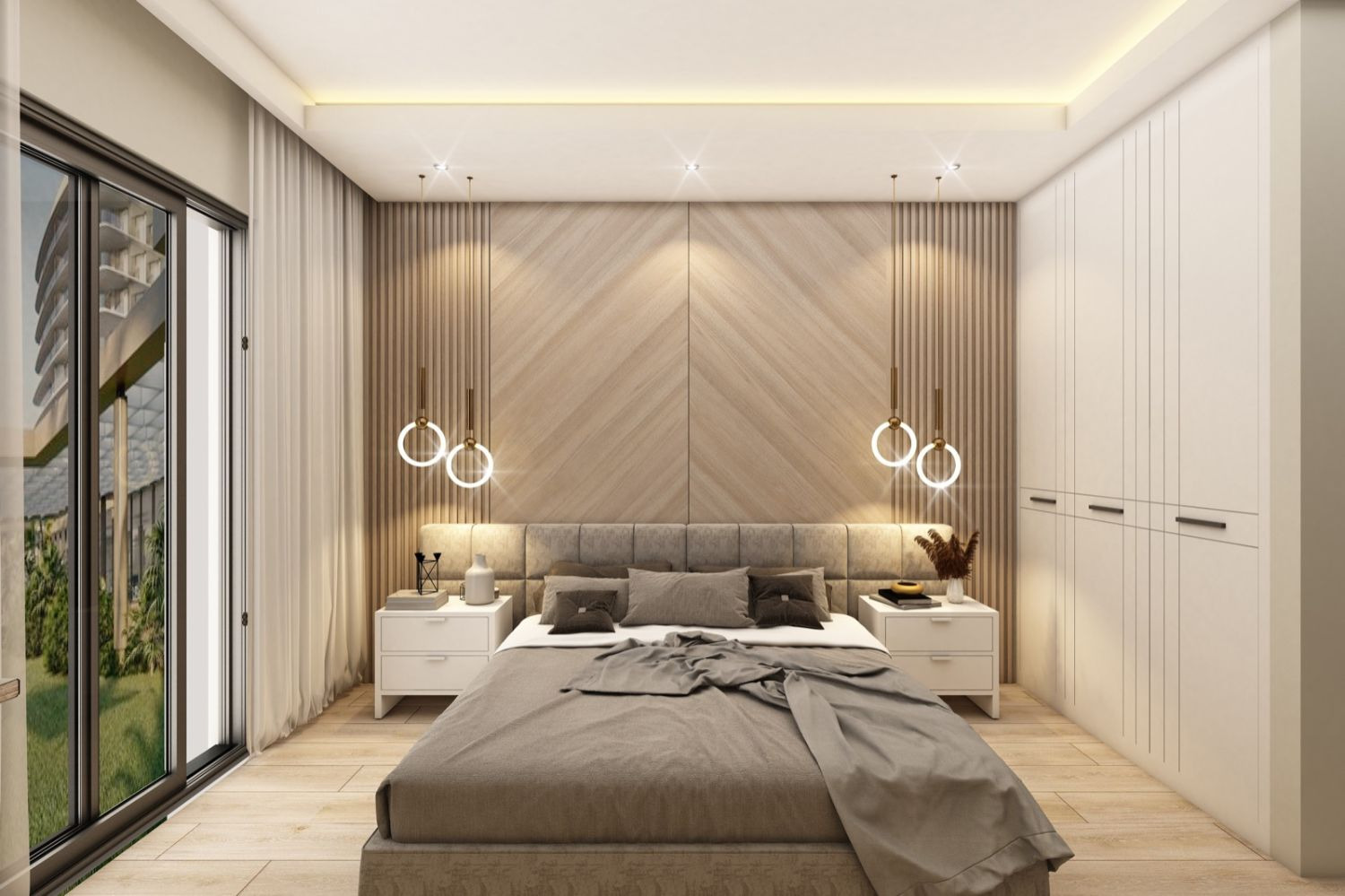 1+1 Modern Apartment in Loft Prive Konyaalti – Pool, SPA, Security - Resim 20